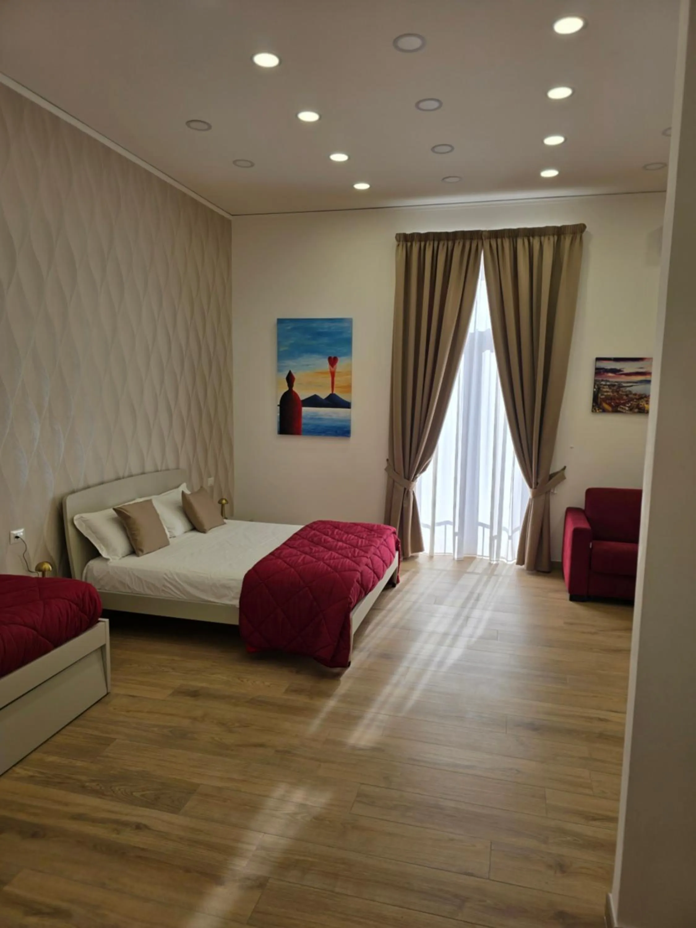 Bed in Toto e Peppino Luxury Rooms