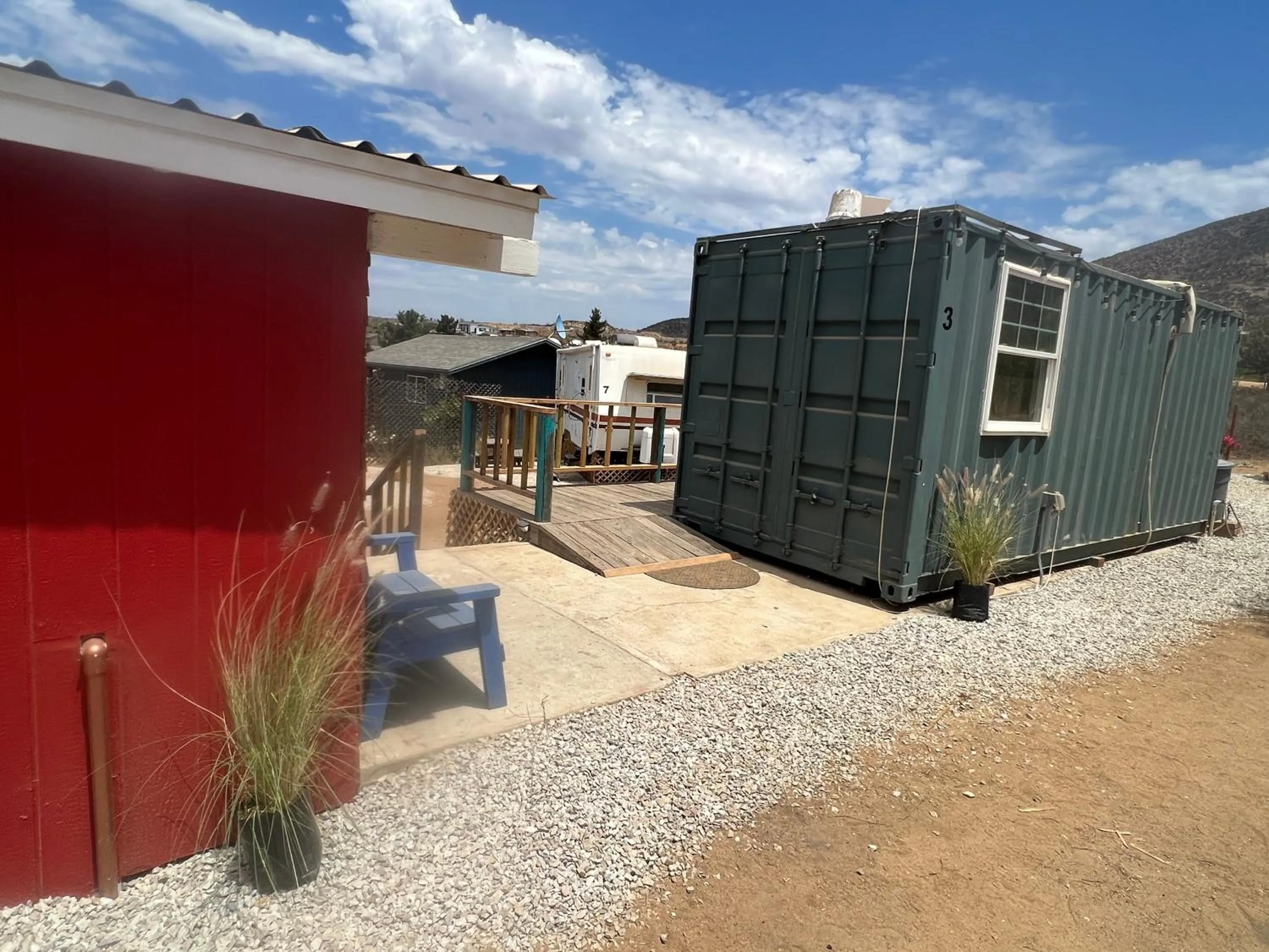 Patio in Ecovino Valle de Guadalupe