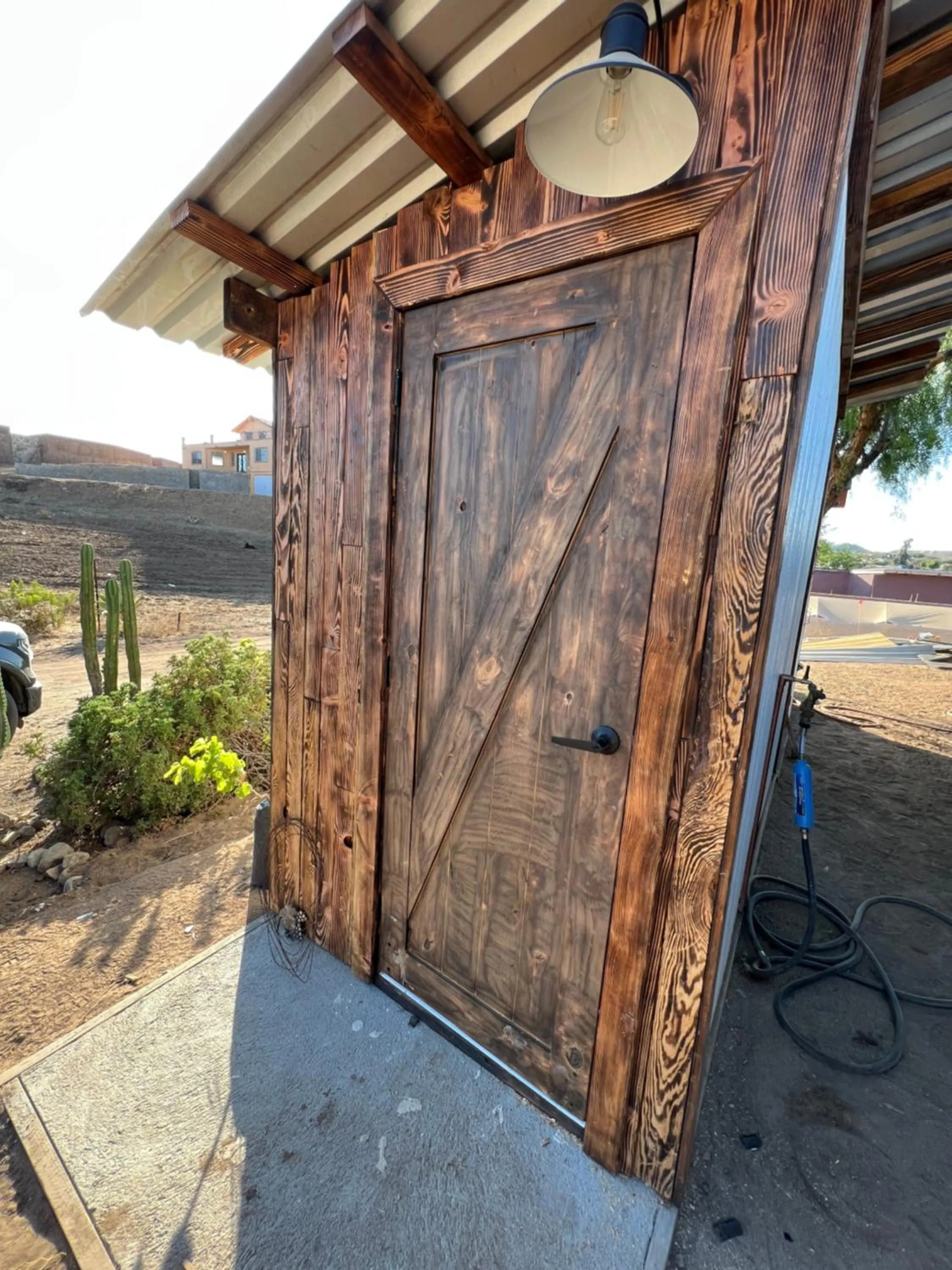 Shower in Ecovino Valle de Guadalupe