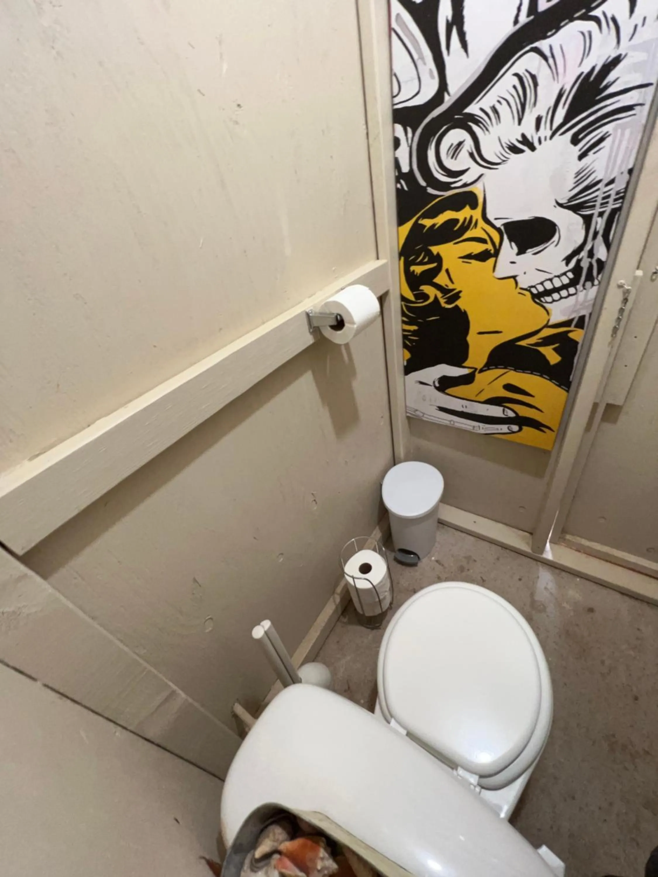 Toilet in Ecovino Valle de Guadalupe