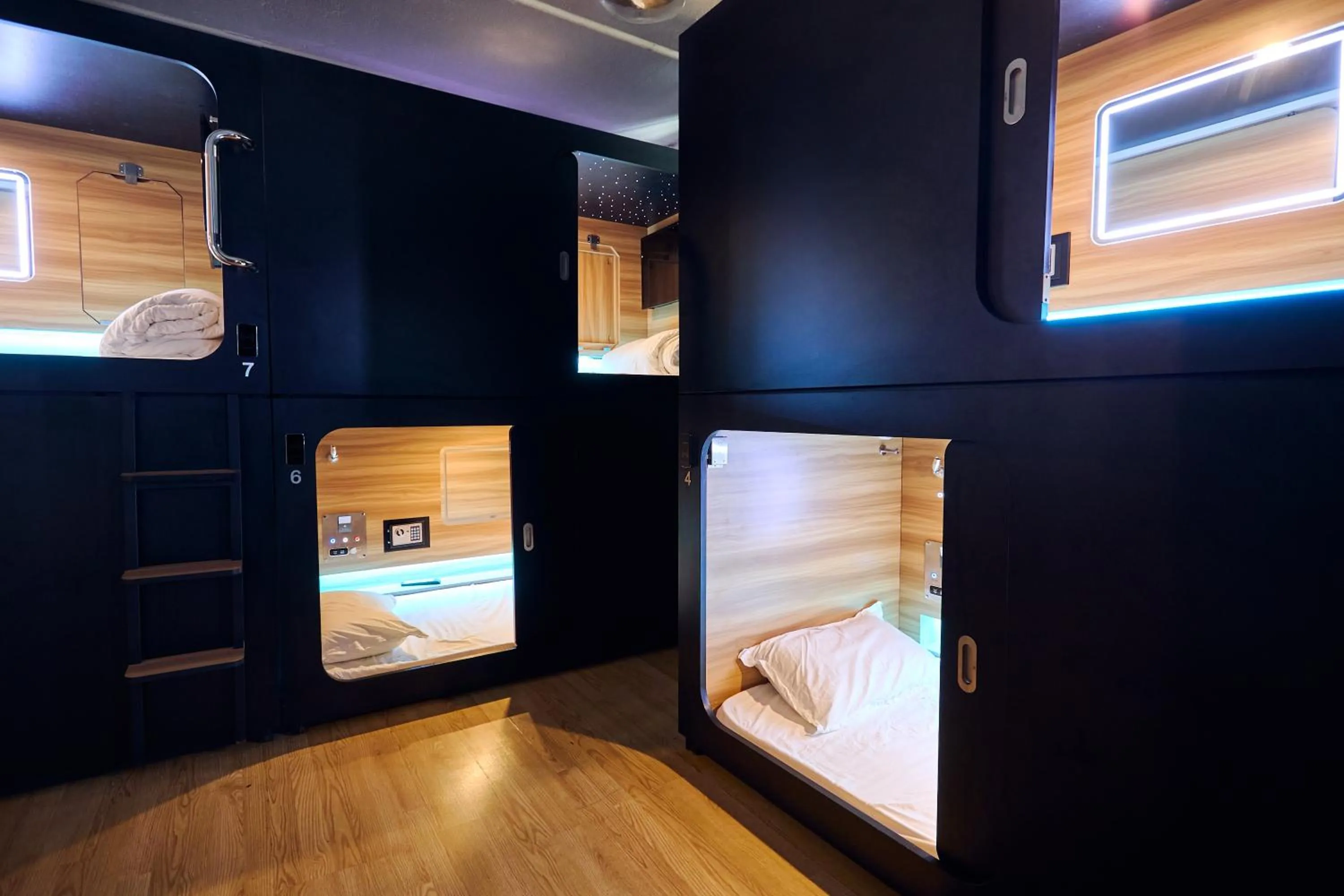Bed in Pod Hotel