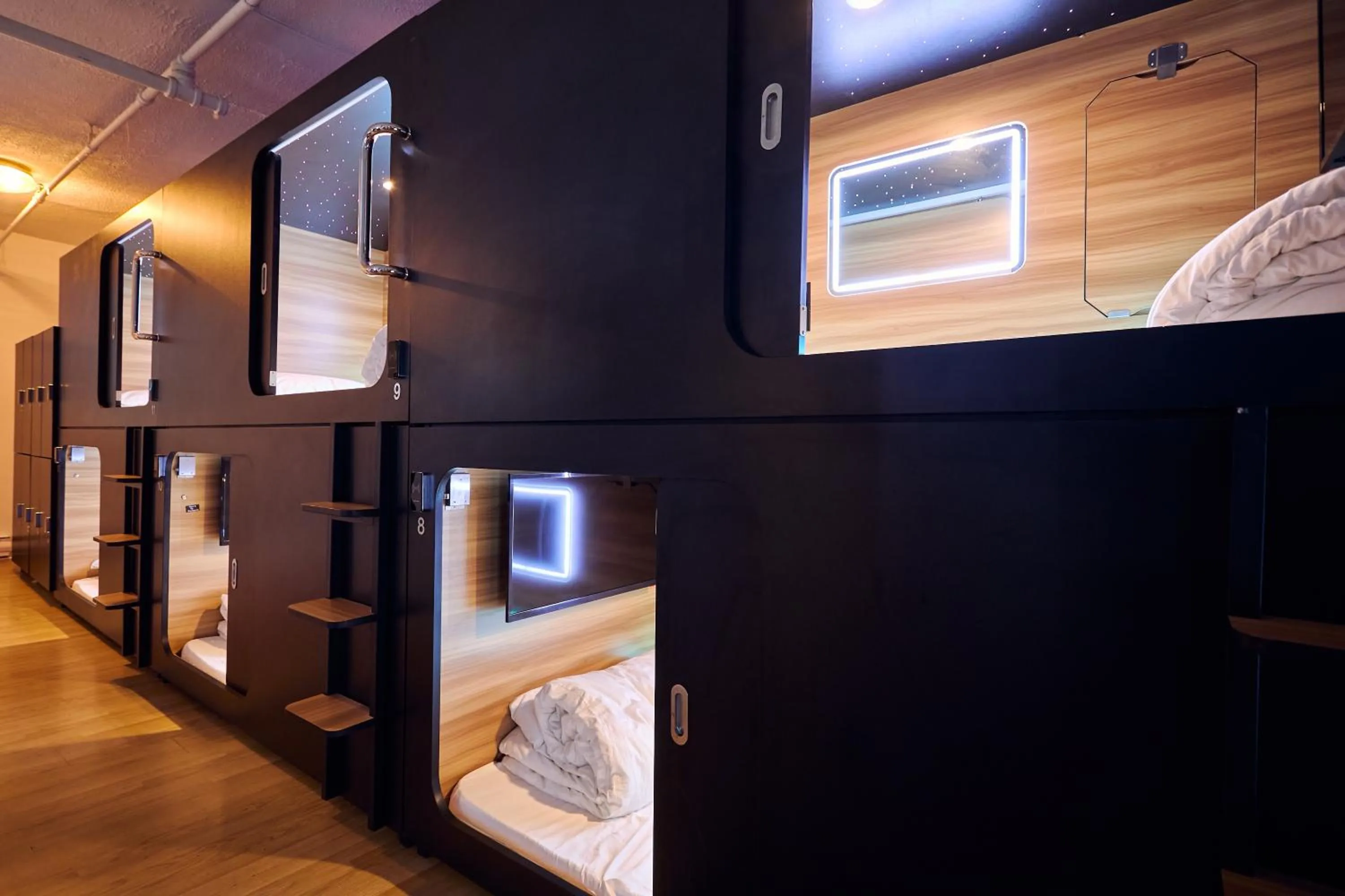 Bed in Pod Hotel