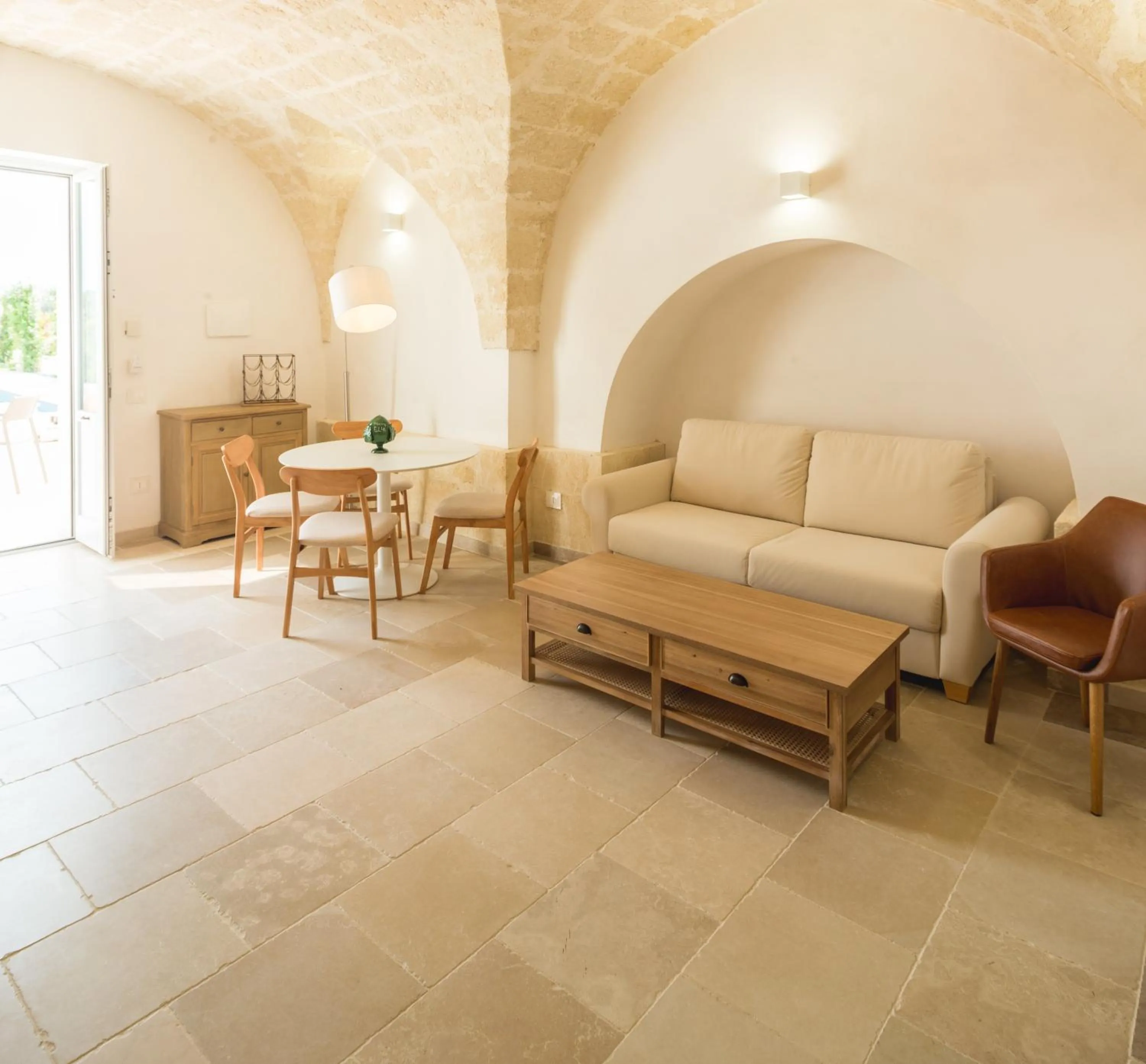 Living room in Masseria Ella