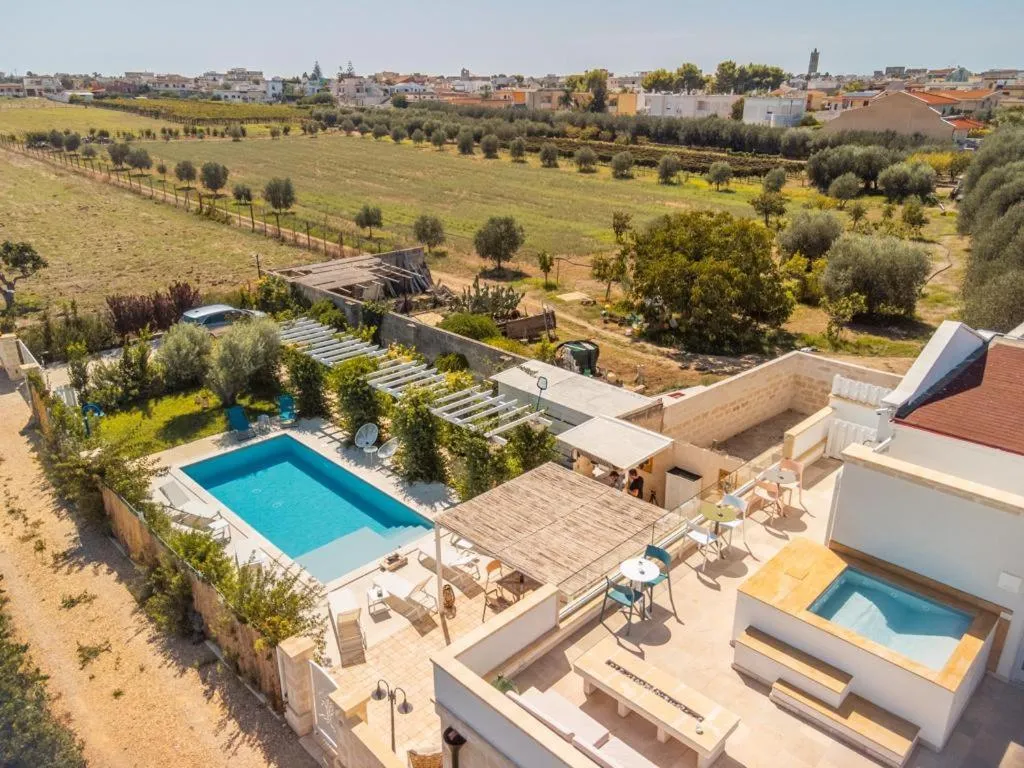 Bird's eye view in Masseria Ella
