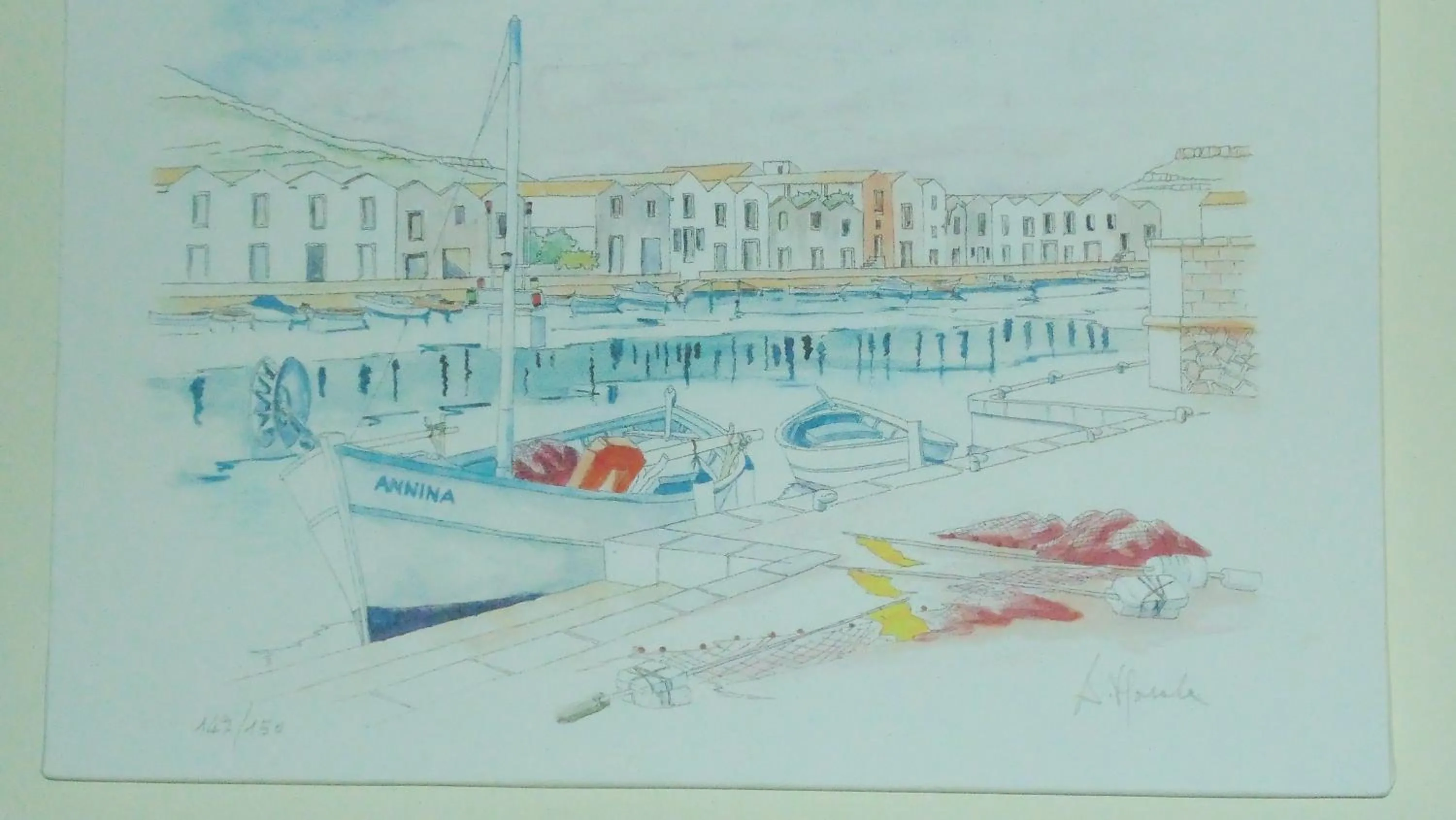 Decorative detail in Hotel Isola Rossa