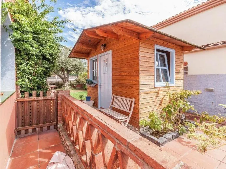 Garden in Cozy holiday home with pool in St Pere Pescador