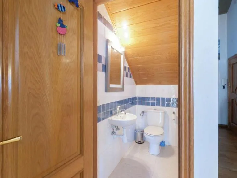 Toilet in Cozy holiday home with pool in St Pere Pescador