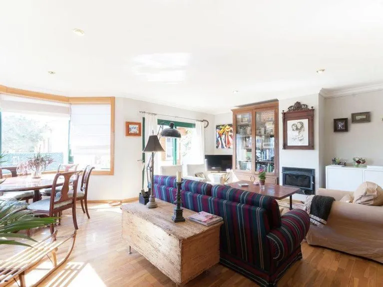 Living room in Cozy holiday home with pool in St Pere Pescador