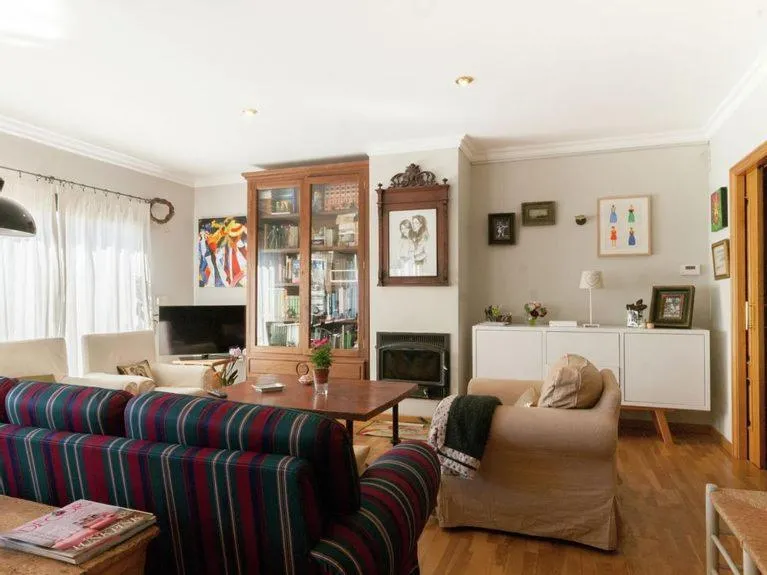 Living room in Cozy holiday home with pool in St Pere Pescador