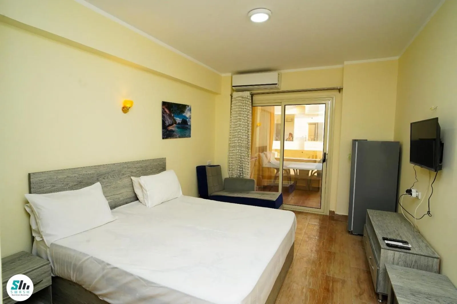 Photo of the whole room, Bed in Florenza khamsin home Hurghada