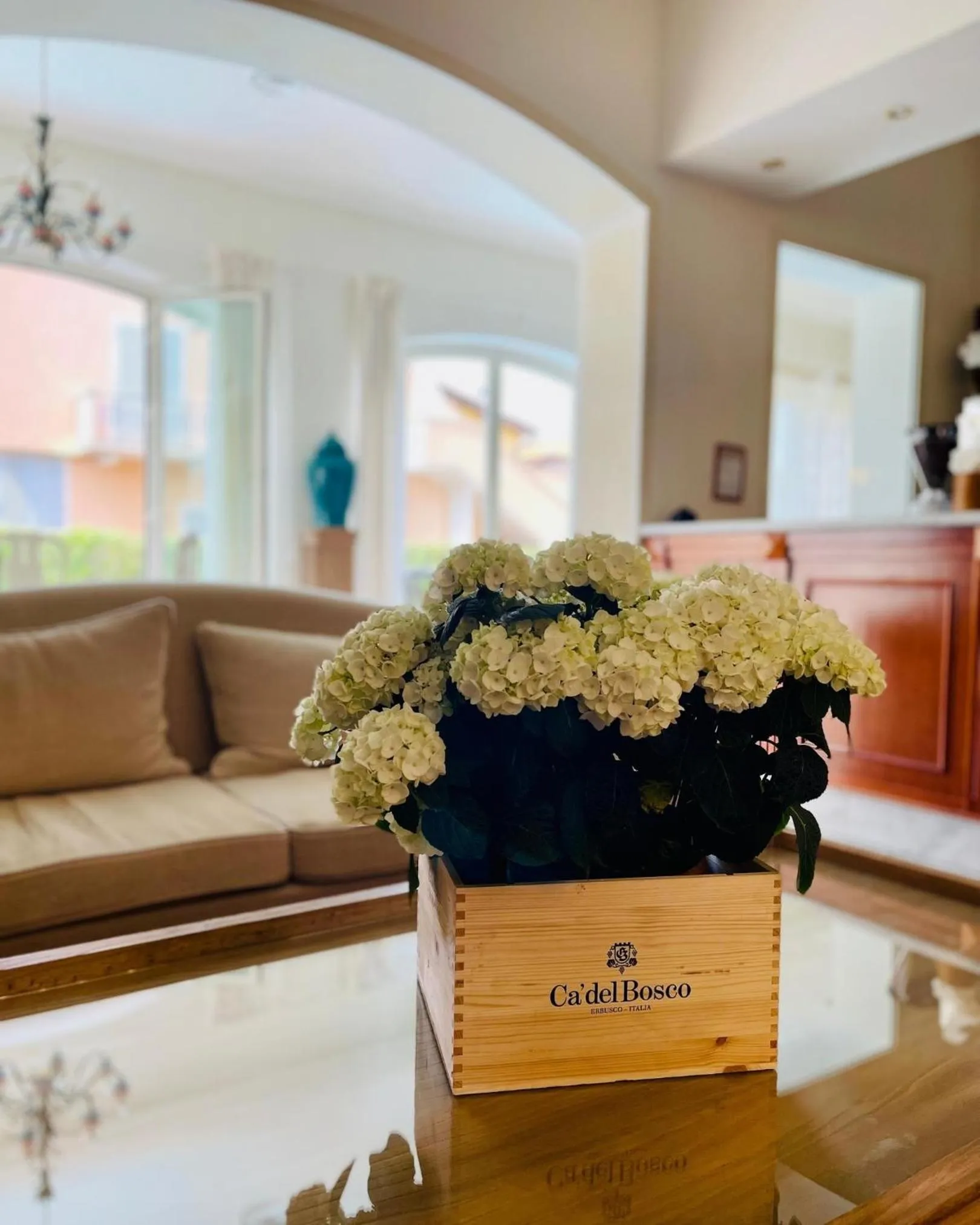 Lobby or reception in Hotel La Pigna