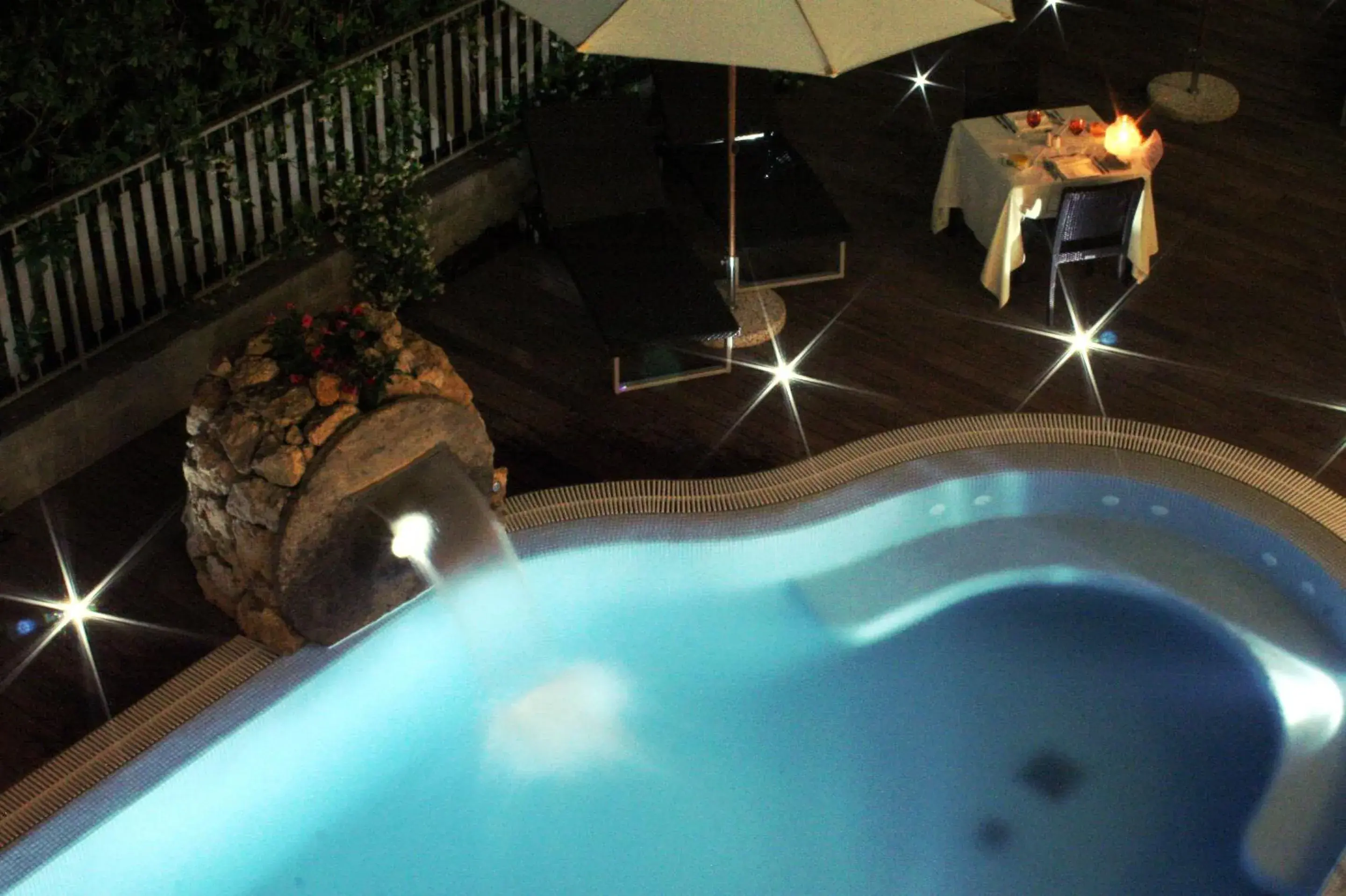 Pool view in Hotel La Pigna Pool view in Hotel La Pigna