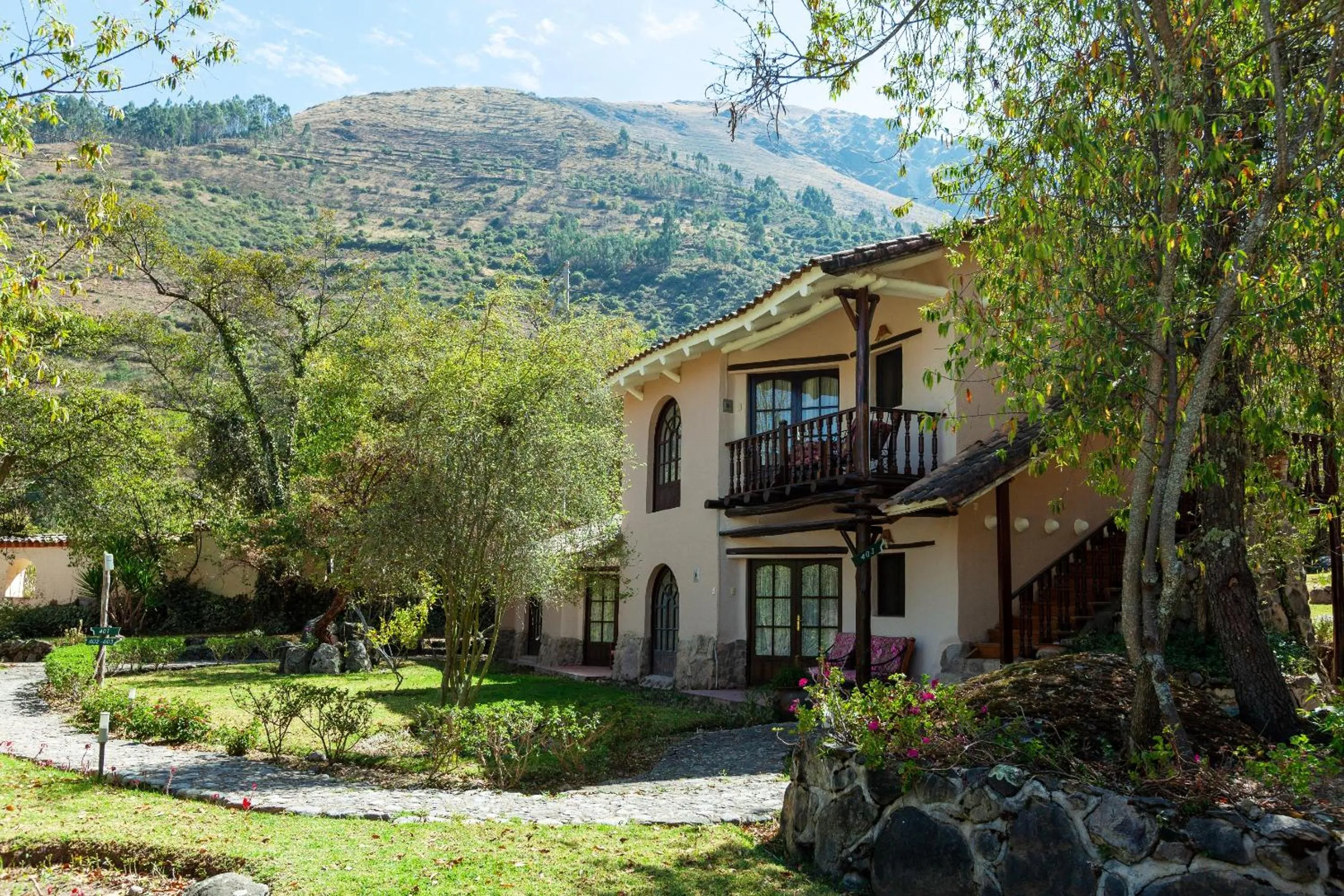 Garden view in Inti Punku Valle Sagrado Hotel