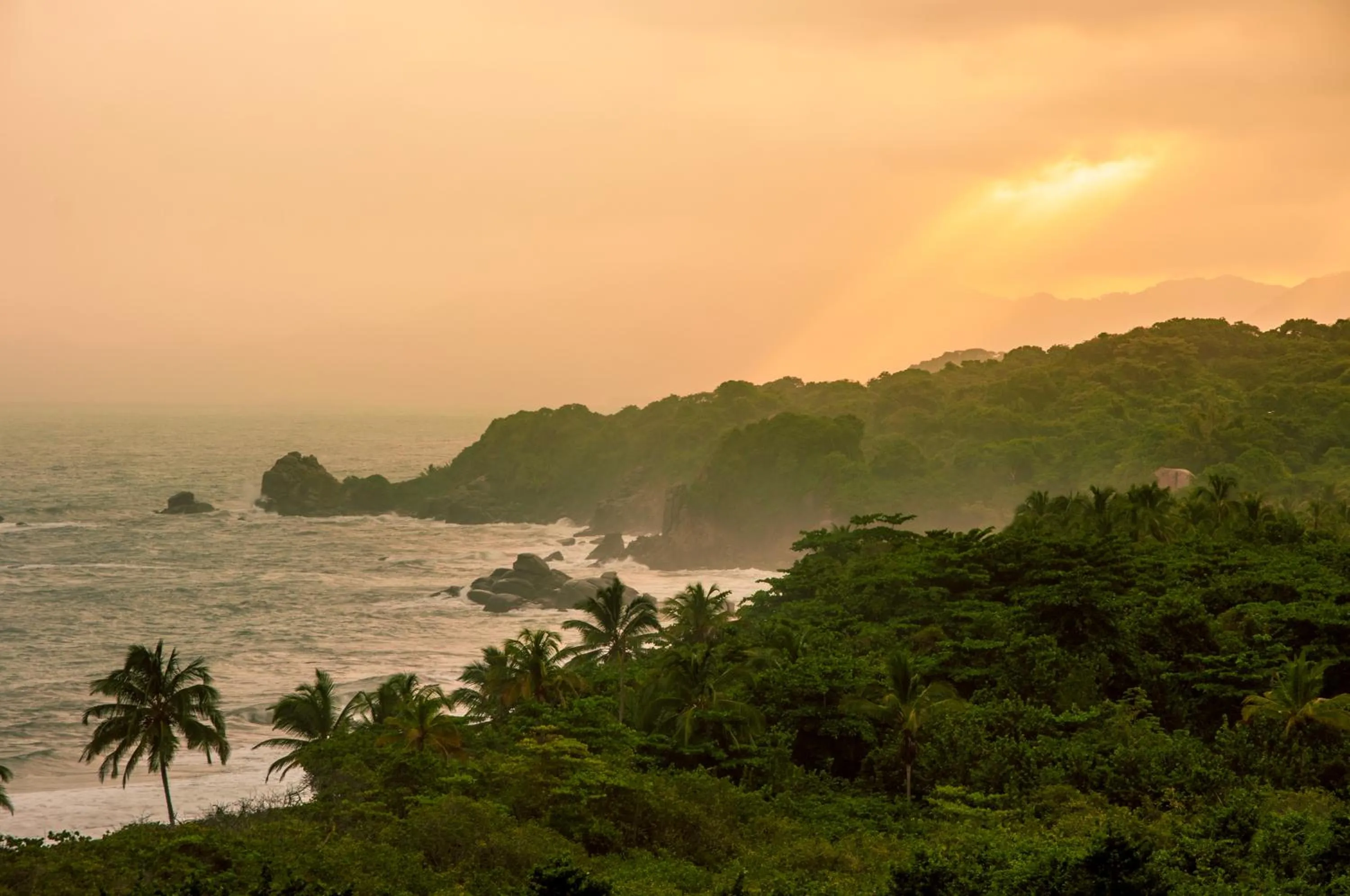 Beach in Cabañas Tequendama - Parque Tayrona