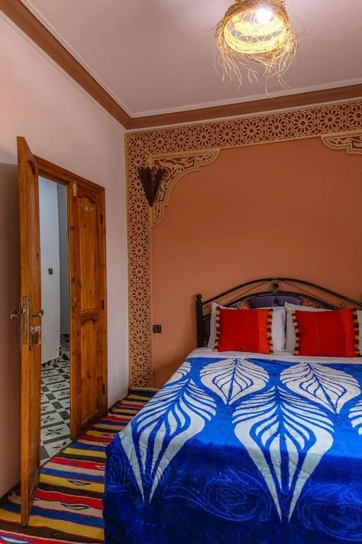 Bed in Amazigh Family Riad