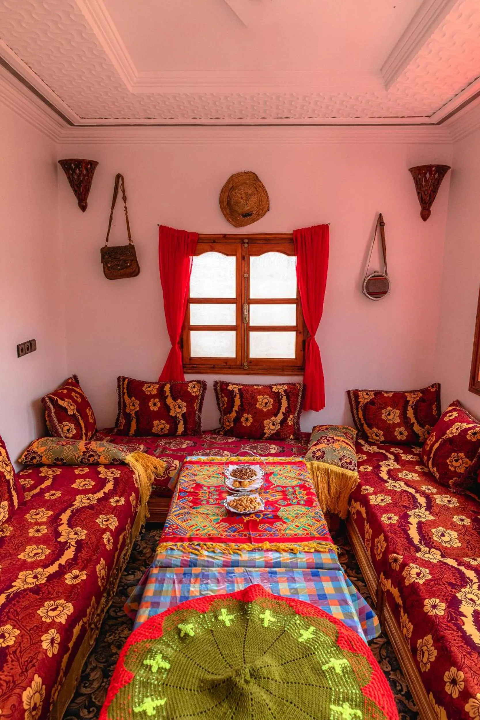 Bed in Amazigh Family Riad