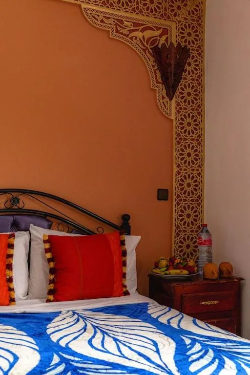 Bed in Amazigh Family Riad