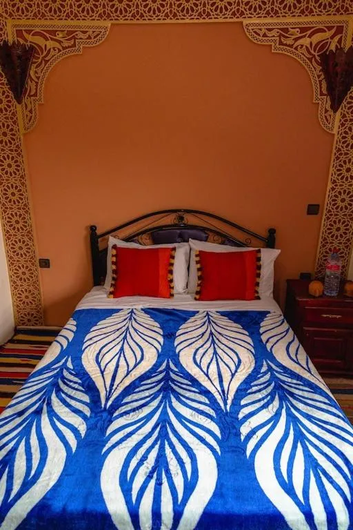 Bed in Amazigh Family Riad