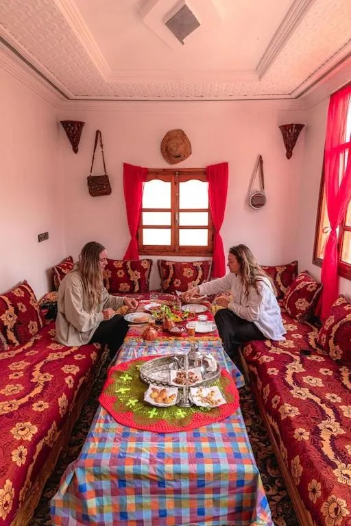 Bed in Amazigh Family Riad