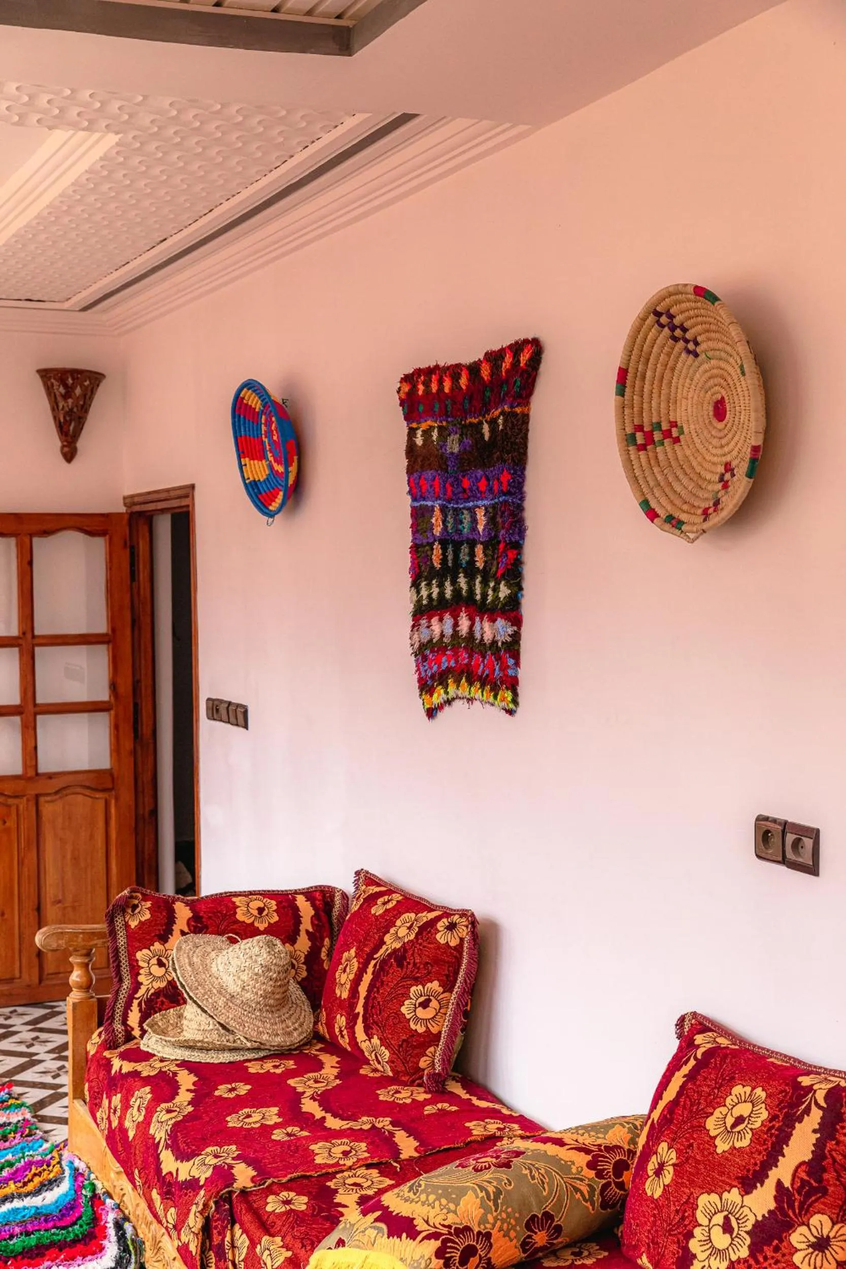 Bed in Amazigh Family Riad