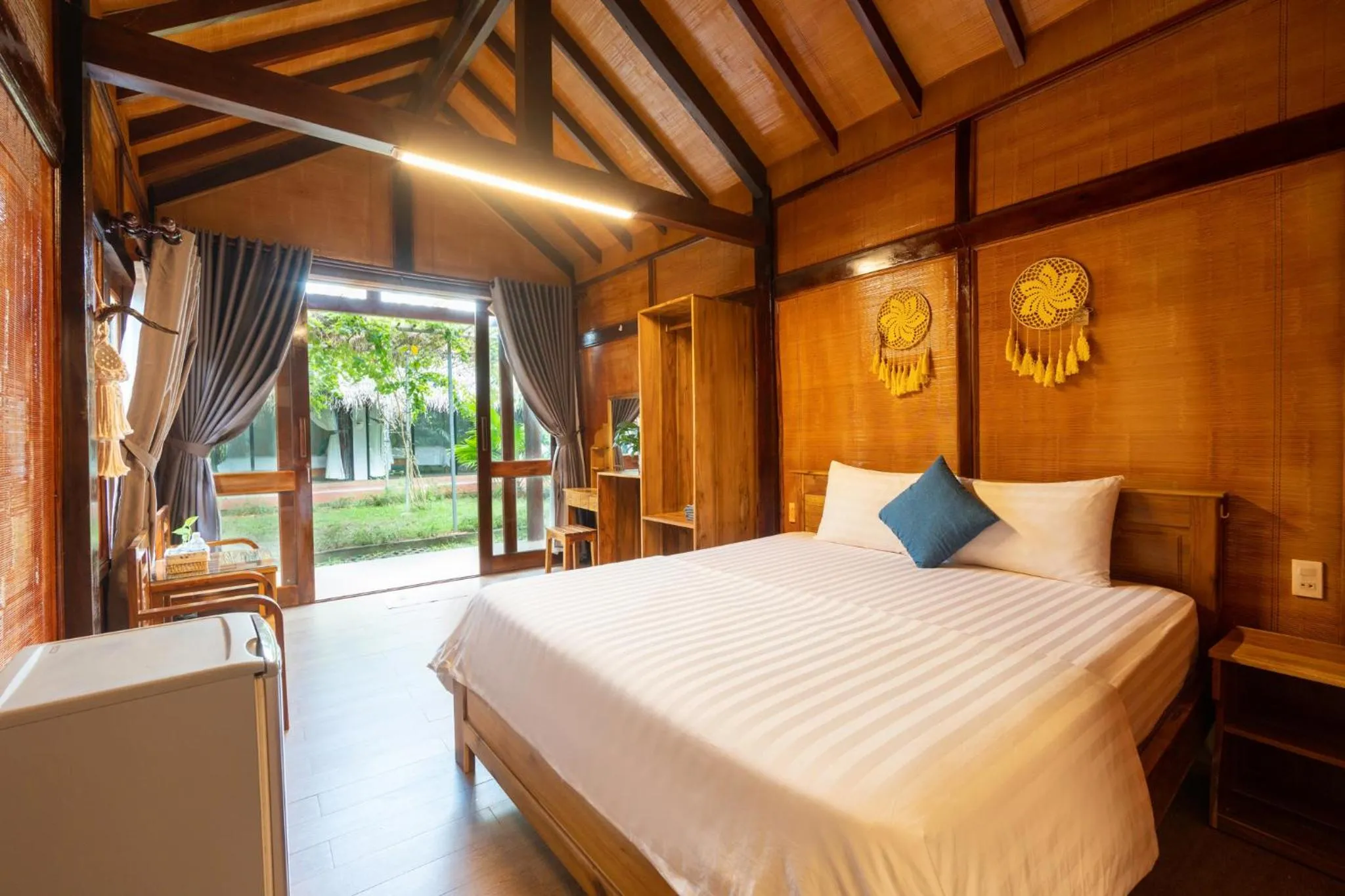 Bed in Khu Nghỉ Dưỡng Green Bungalow Phu Quoc