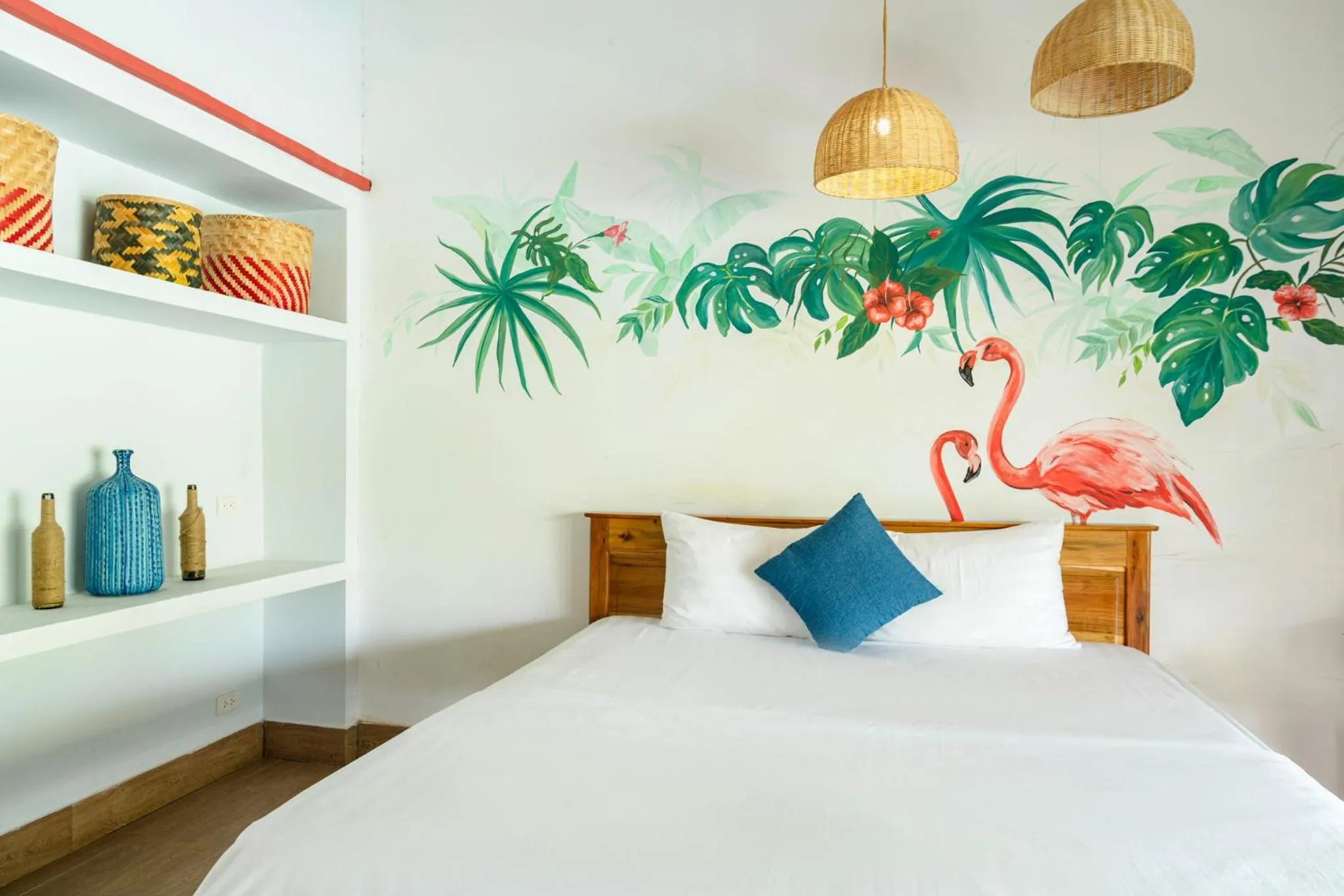 Bed in Khu Nghỉ Dưỡng Green Bungalow Phu Quoc