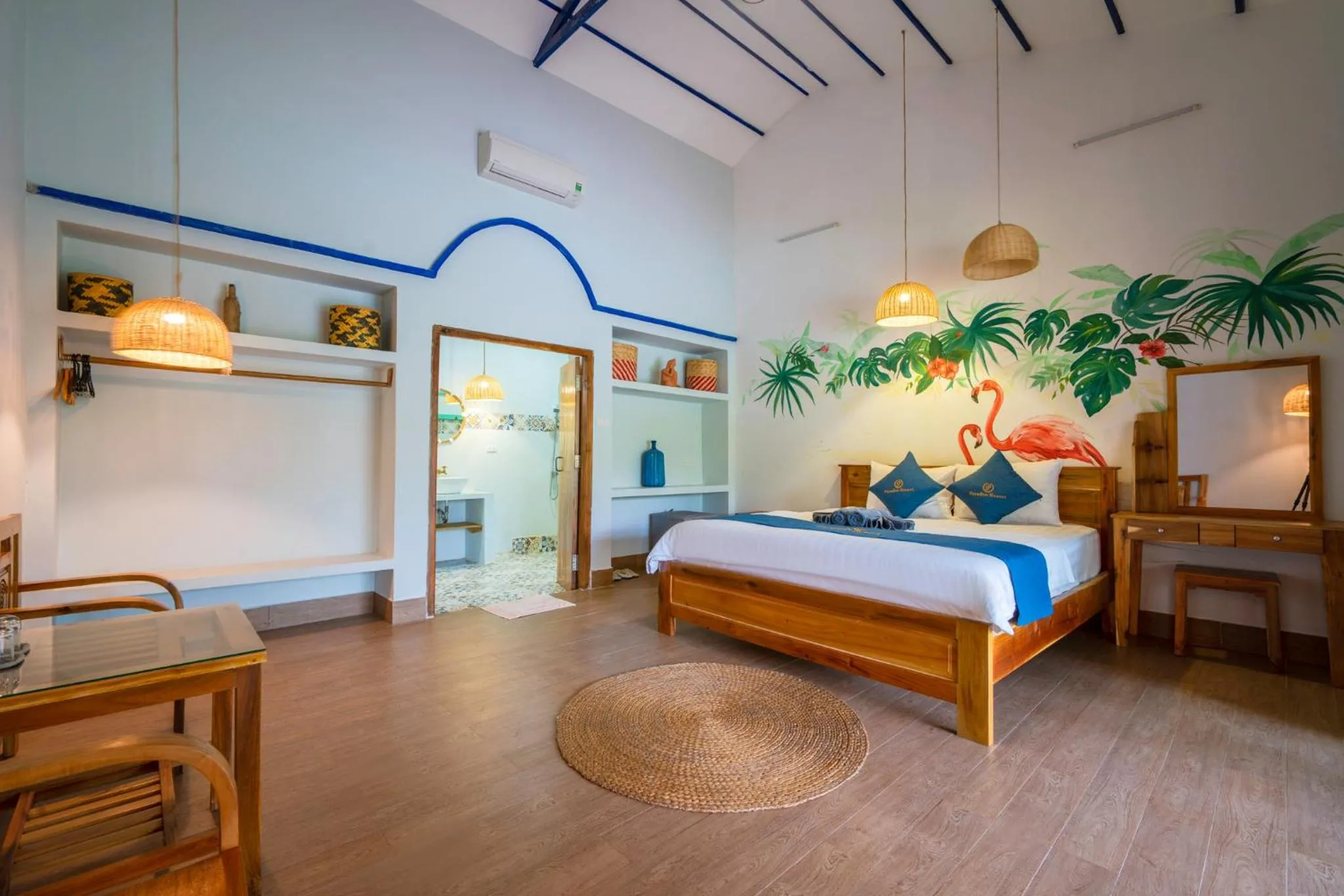 Bed in Khu Nghỉ Dưỡng Green Bungalow Phu Quoc