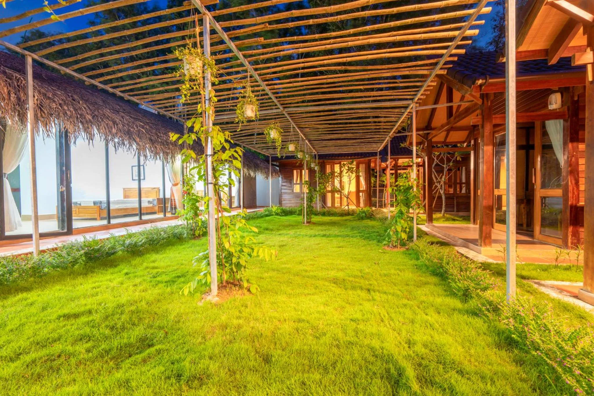Garden view in Khu Nghỉ Dưỡng Green Bungalow Phu Quoc