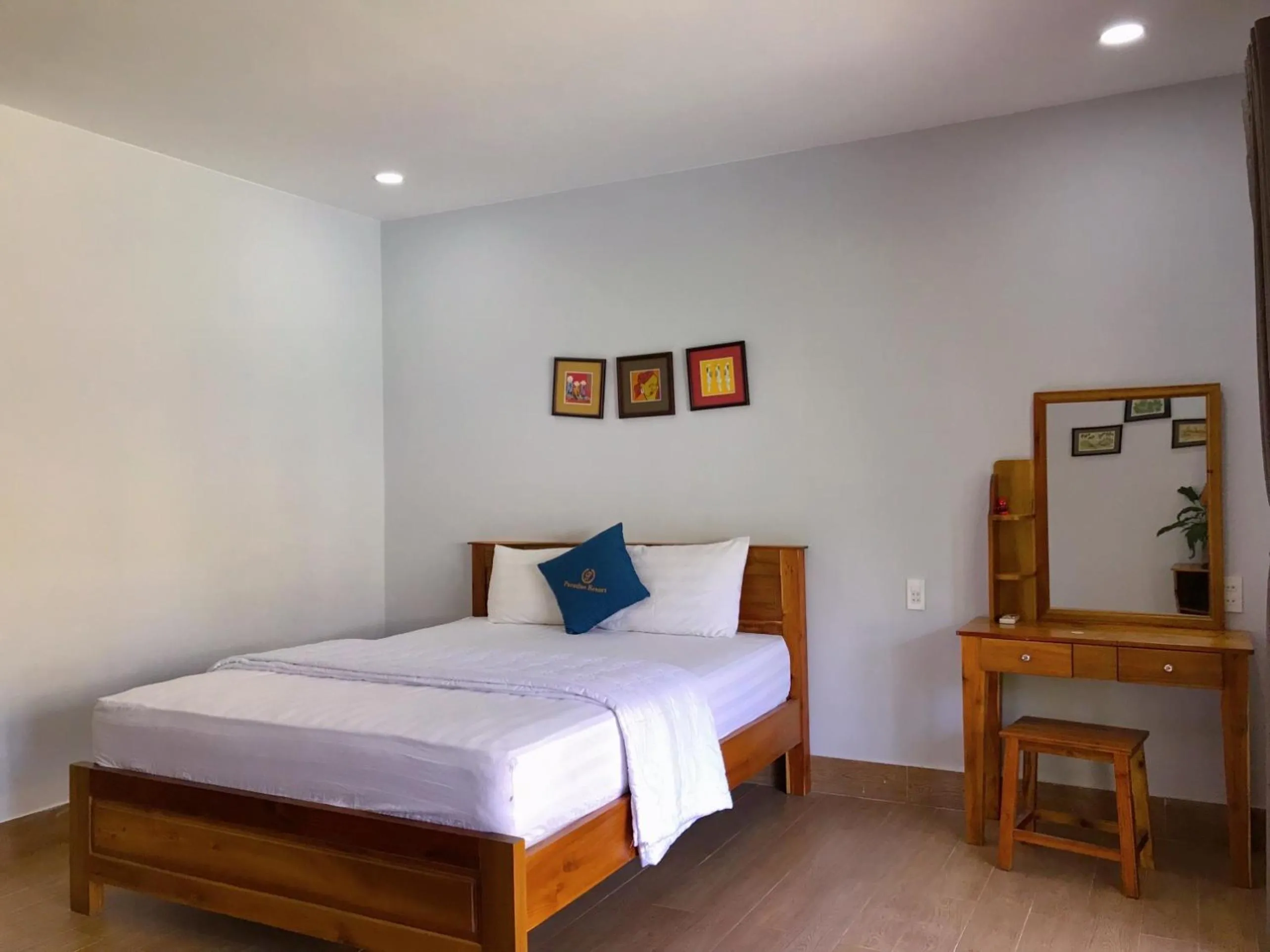 Bed in Khu Nghỉ Dưỡng Green Bungalow Phu Quoc