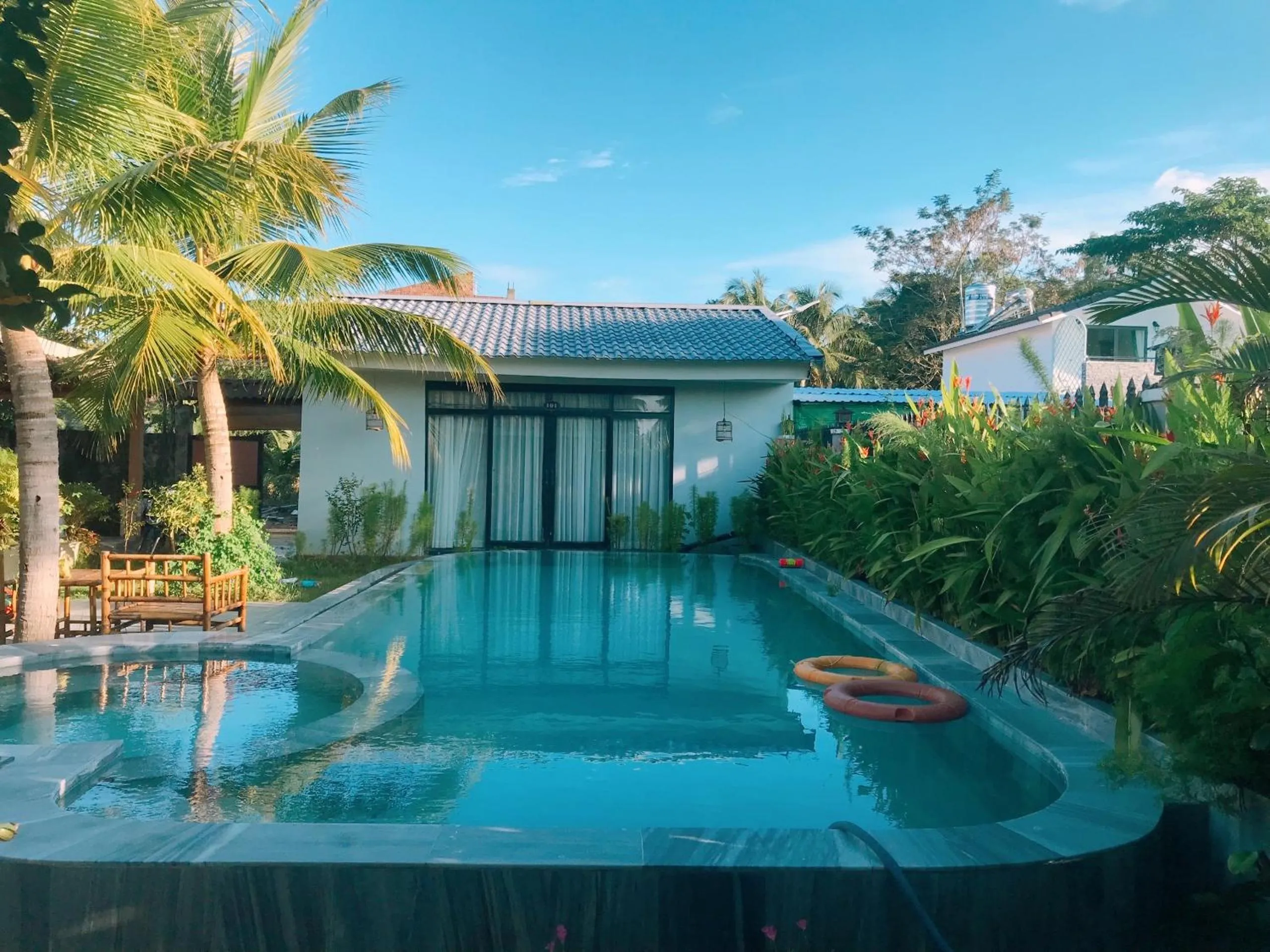 Pool view in Khu Nghỉ Dưỡng Green Bungalow Phu Quoc