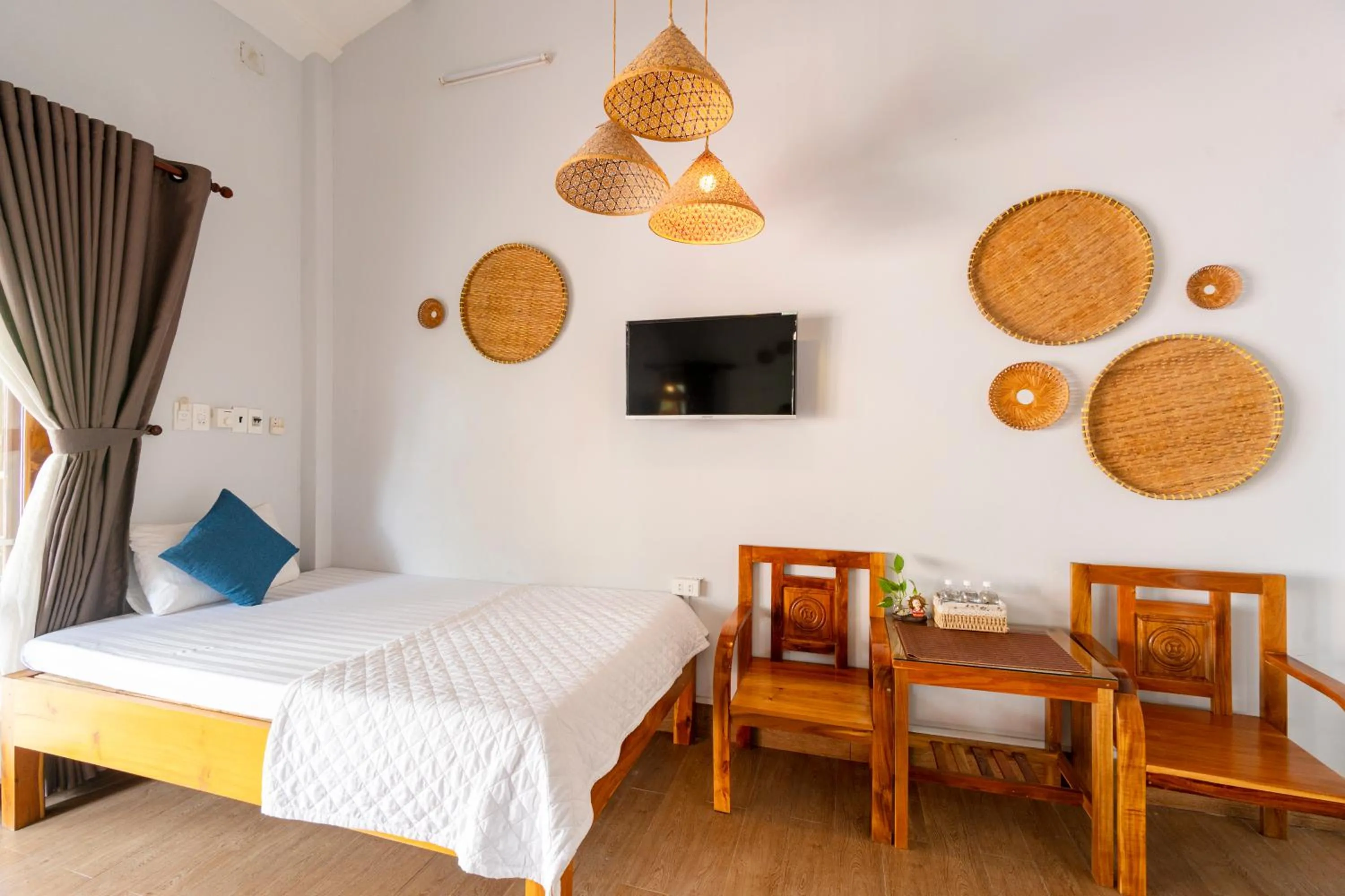 Bed in Khu Nghỉ Dưỡng Green Bungalow Phu Quoc