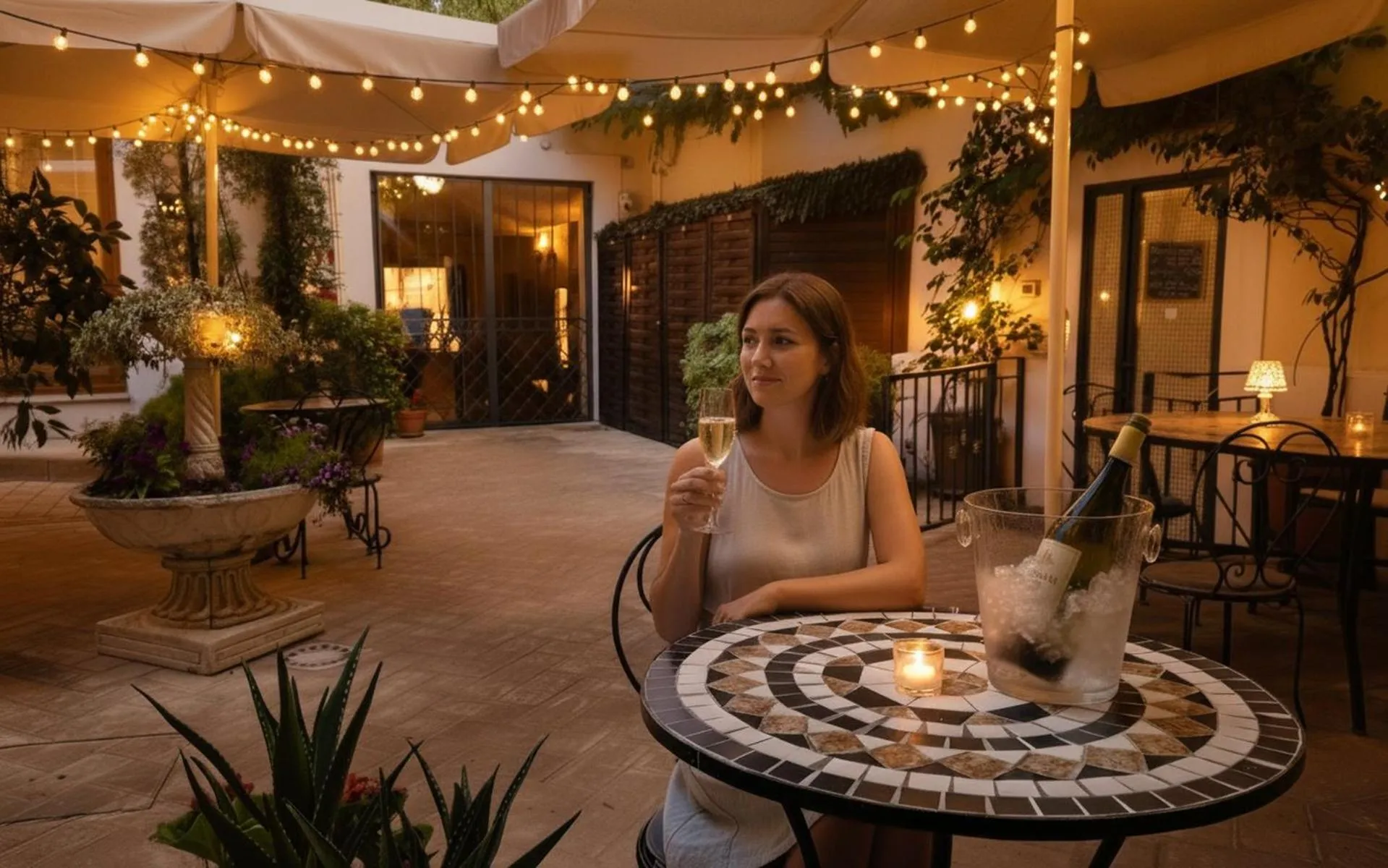 Garden in Le Clarisse Trastevere