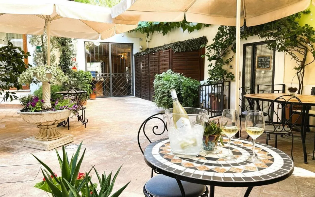 Garden in Le Clarisse Trastevere