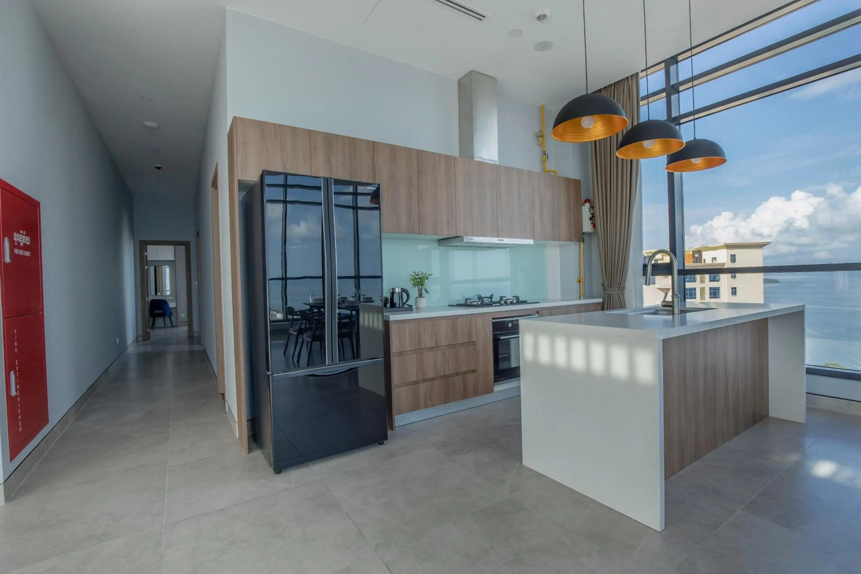 Kitchen or kitchenette in Seascape Palace Hotel