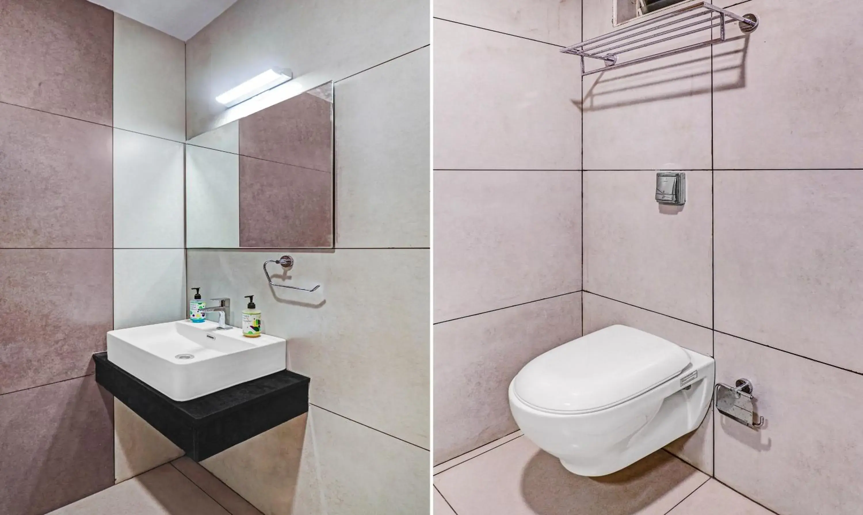 Bathroom in Treebo Emora Grand Bathroom in Treebo Emora Grand