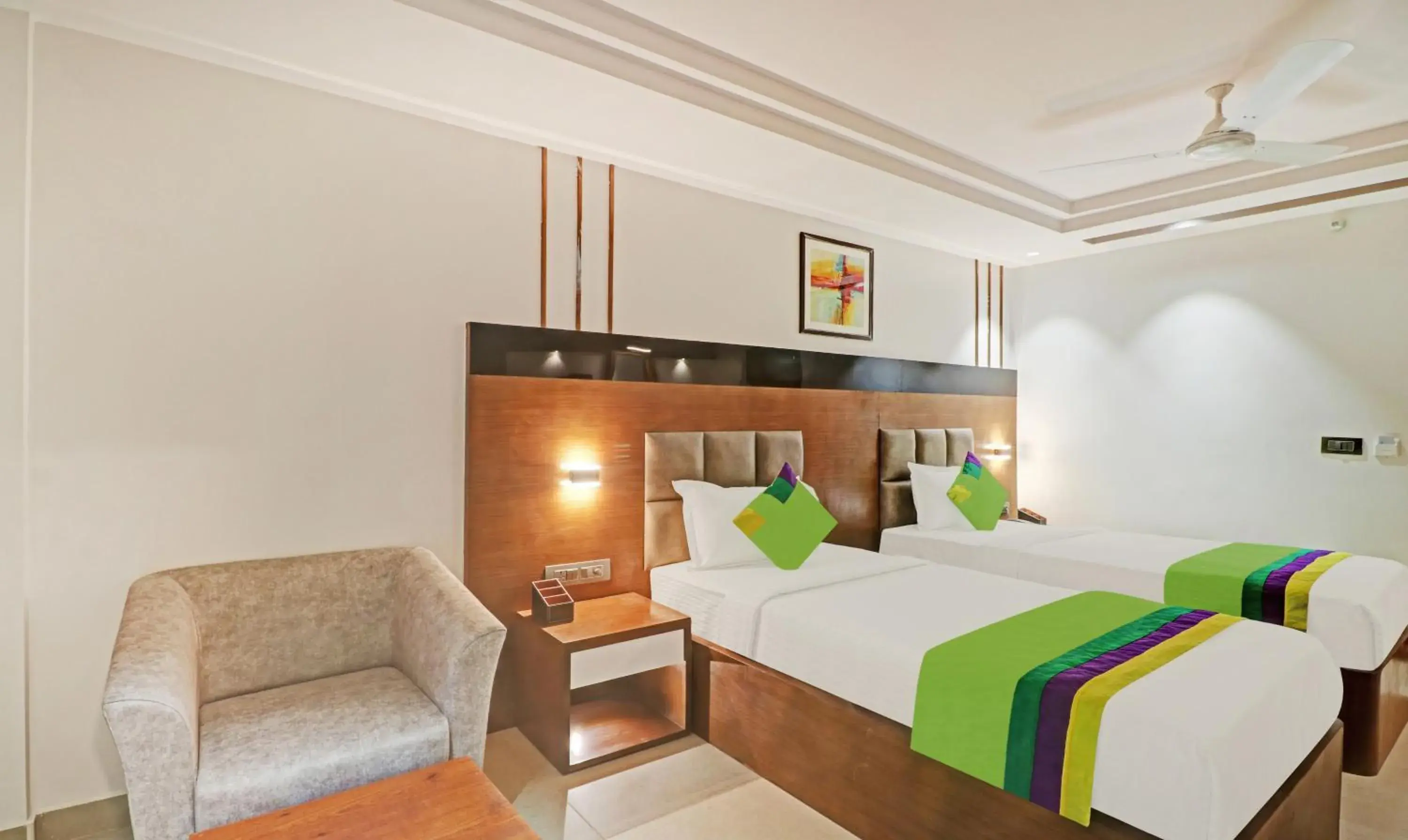 Photo of the whole room, Bed in Treebo Emora Grand Photo of the whole room, Bed in Treebo Emora Grand