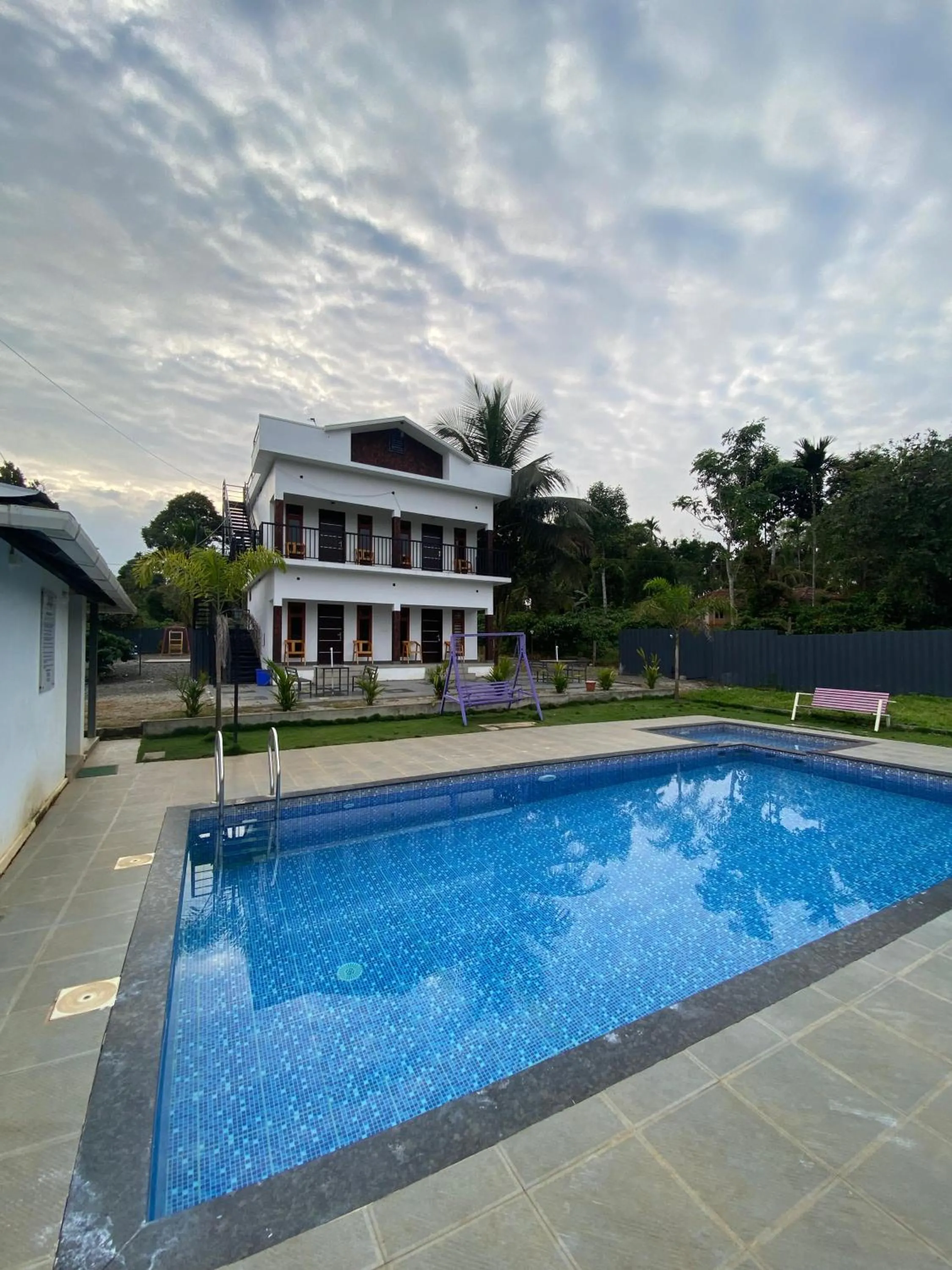 Swimming pool in The Lavender Resort Waynad