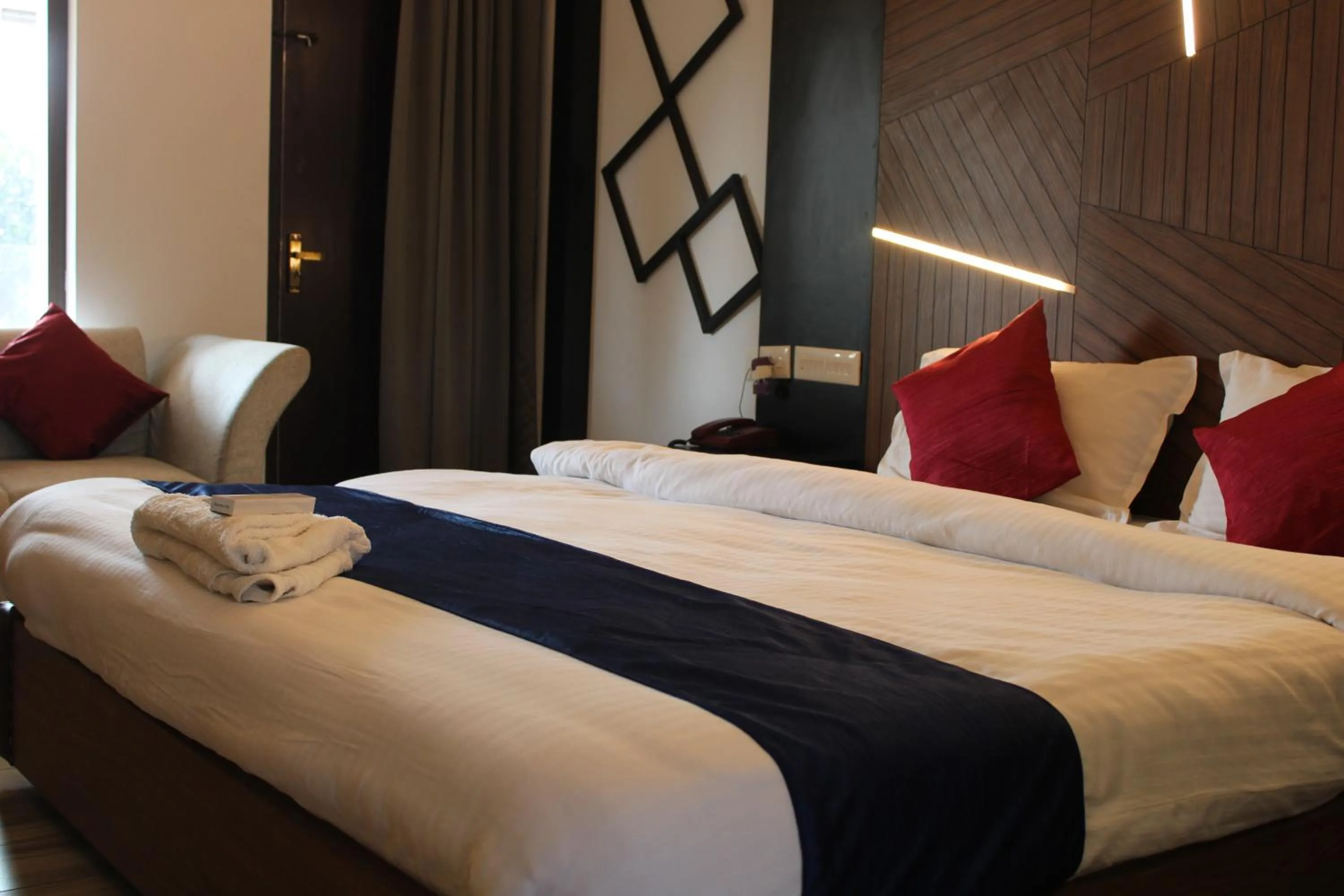 Bedroom, Bed in The Lavender Resort Waynad