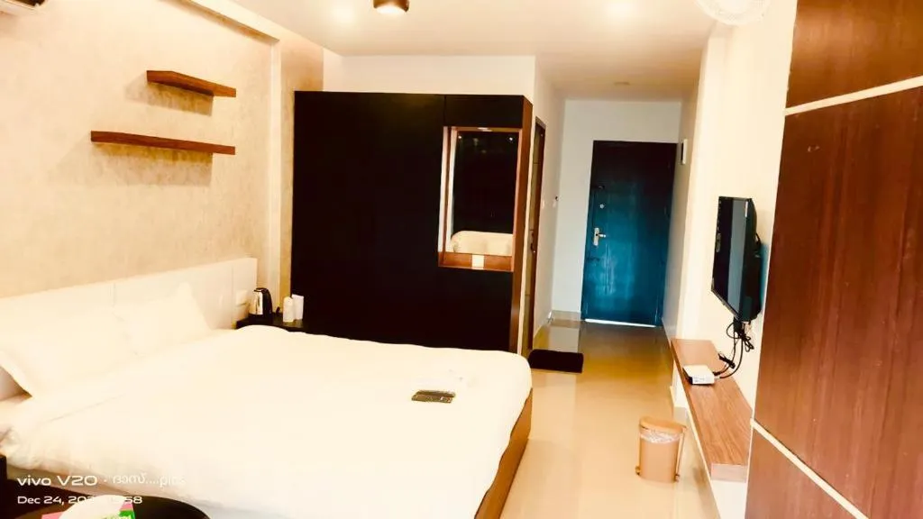 Bedroom, Bed in The Lavender Resort Waynad