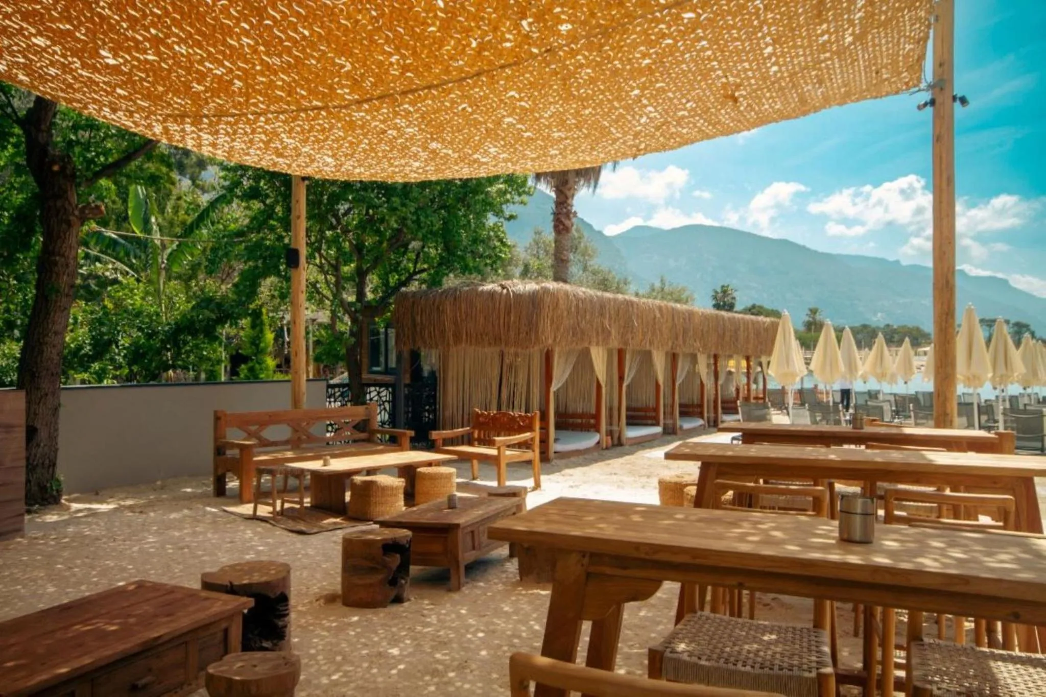 Seating area in Beach 222 Oludeniz