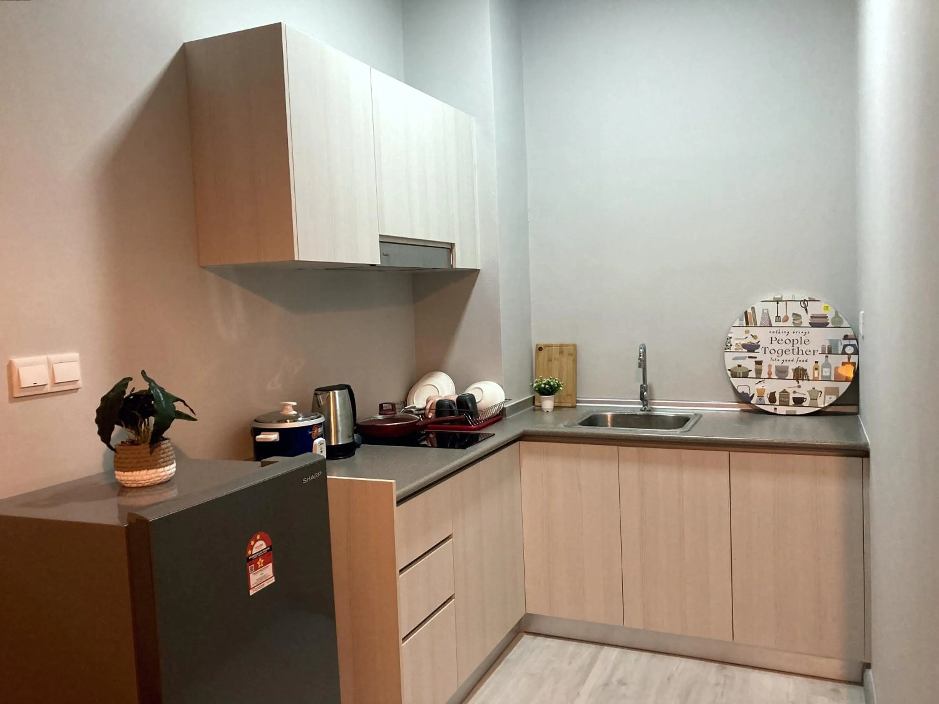 Kitchen or kitchenette in Alawa @ Jesselton Quay Kota Kinabalu