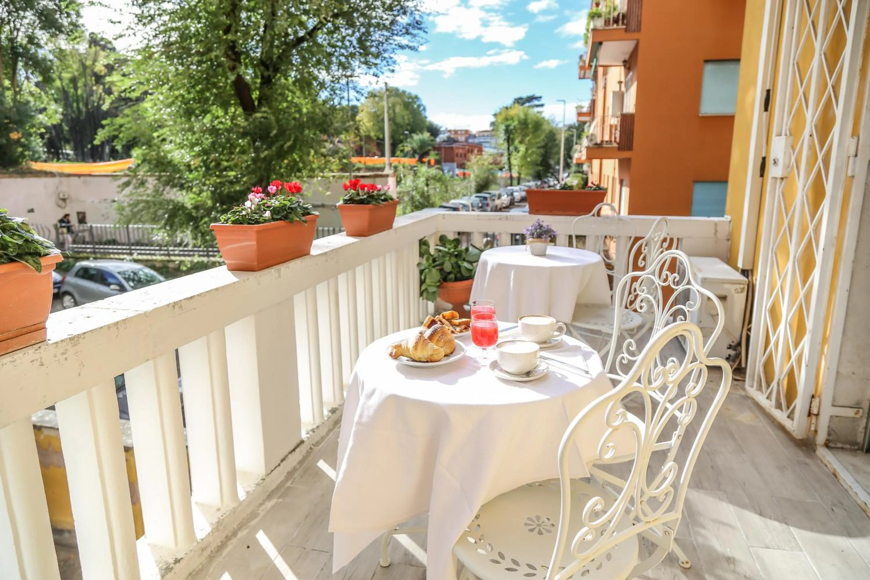 Balcony/Terrace in Albergo Athena