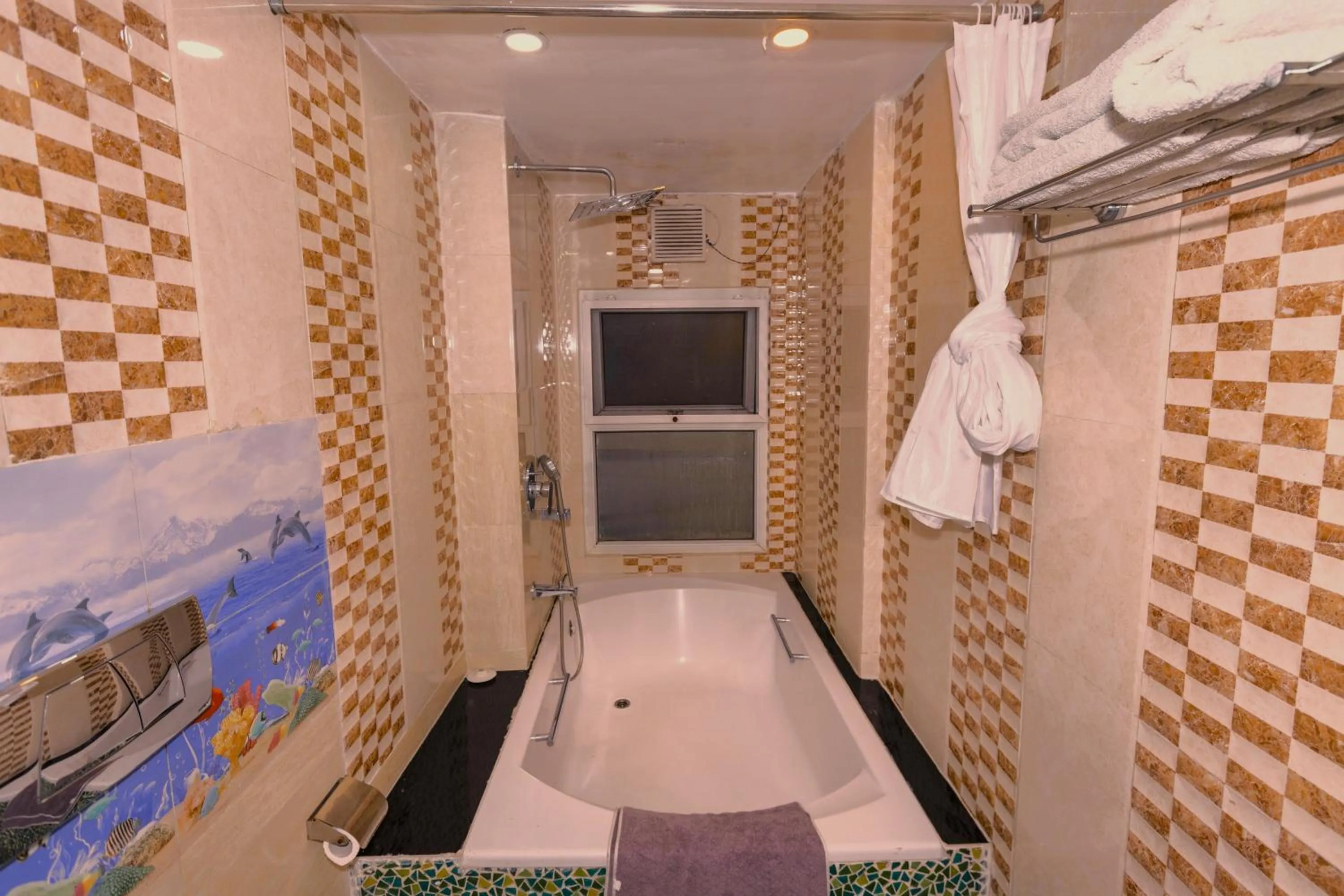 Shower in Hotel M Square Pvt.Ltd