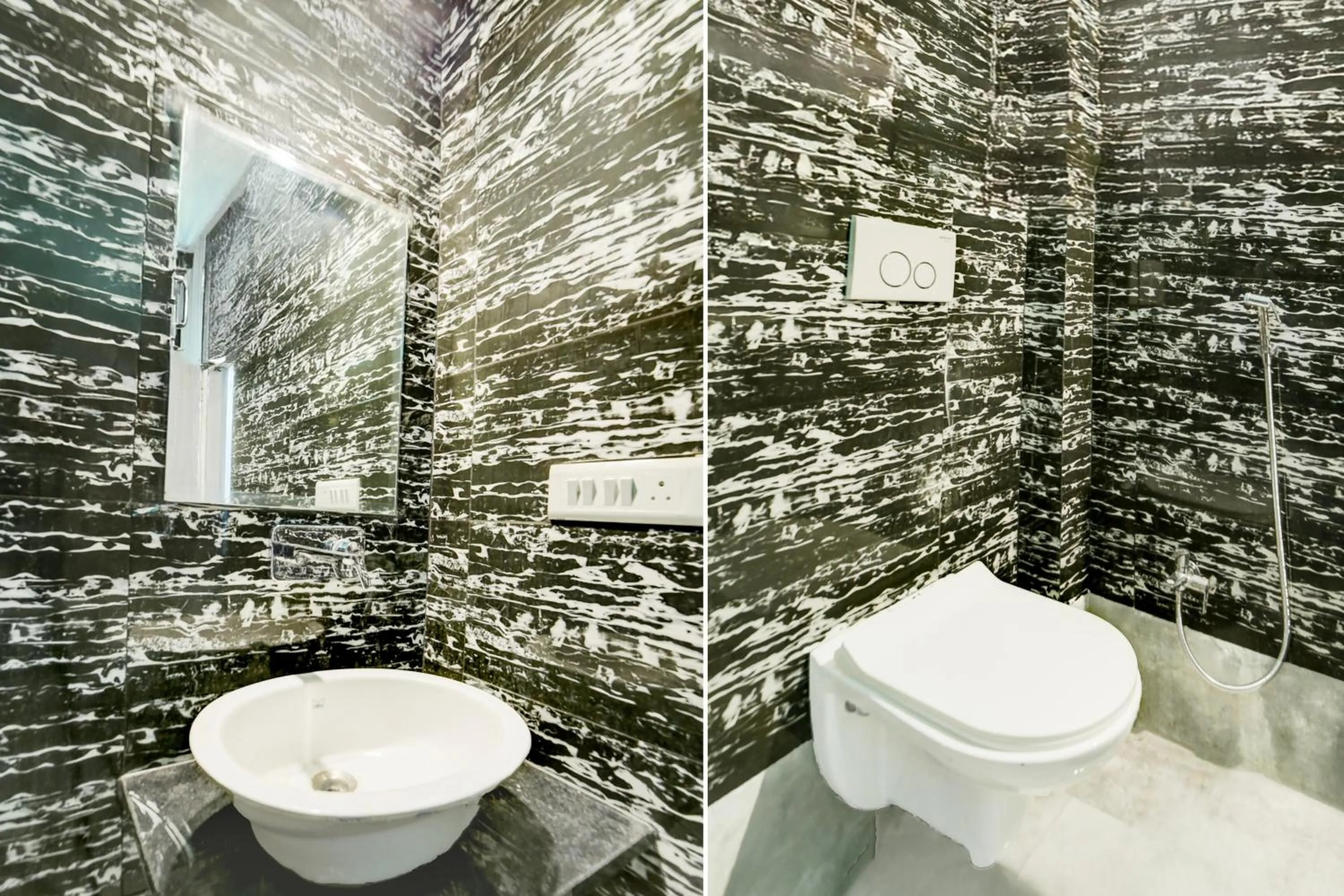 Bathroom in Collection O Shahpura Lakeview Formerly Hotel Royal Villa