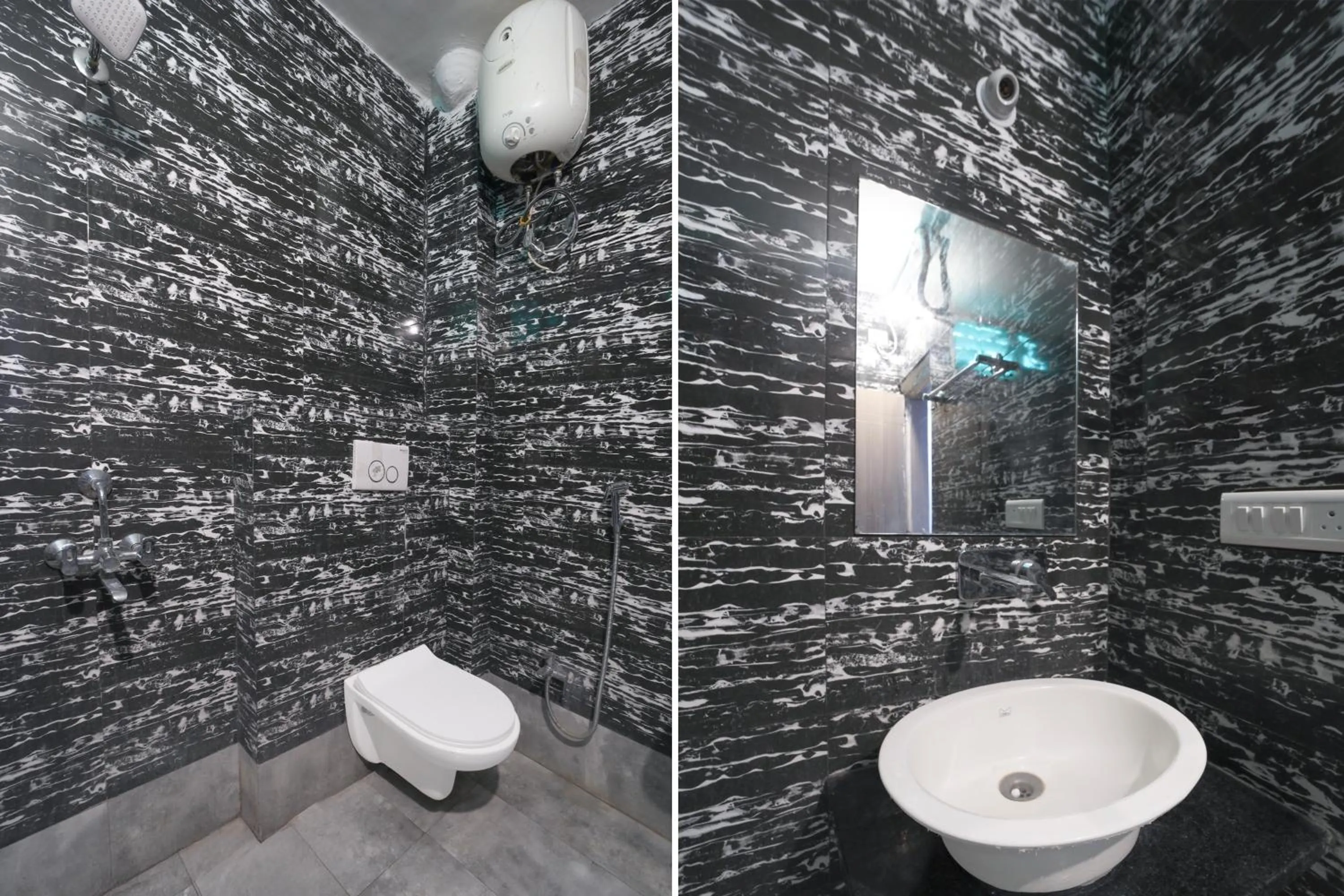 Bathroom in Super Collection O Shahpura Lakeview Formerly Hotel Royal Villa