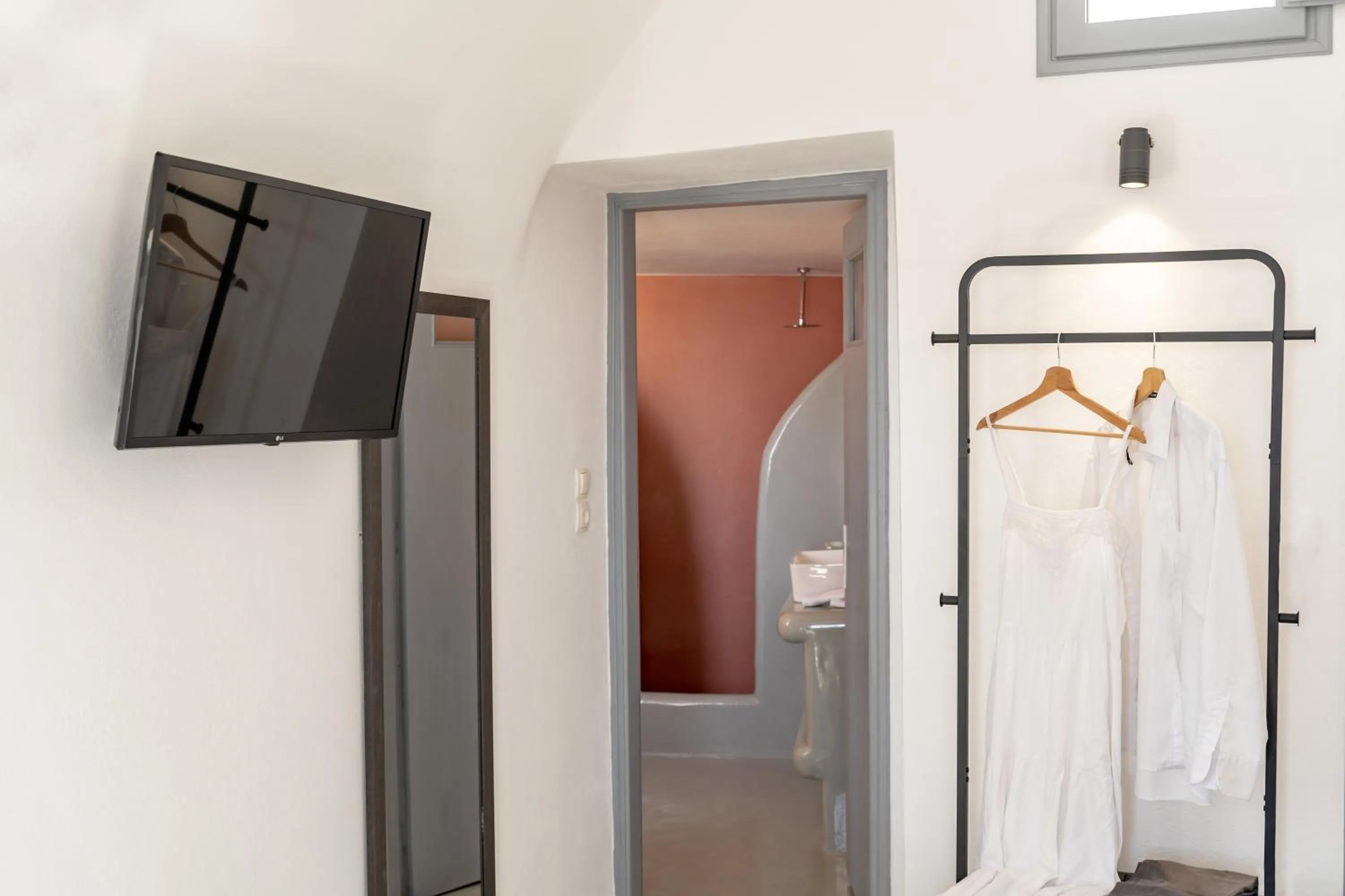 Bathroom in Evanthia Best View Thirassia Island Hotel