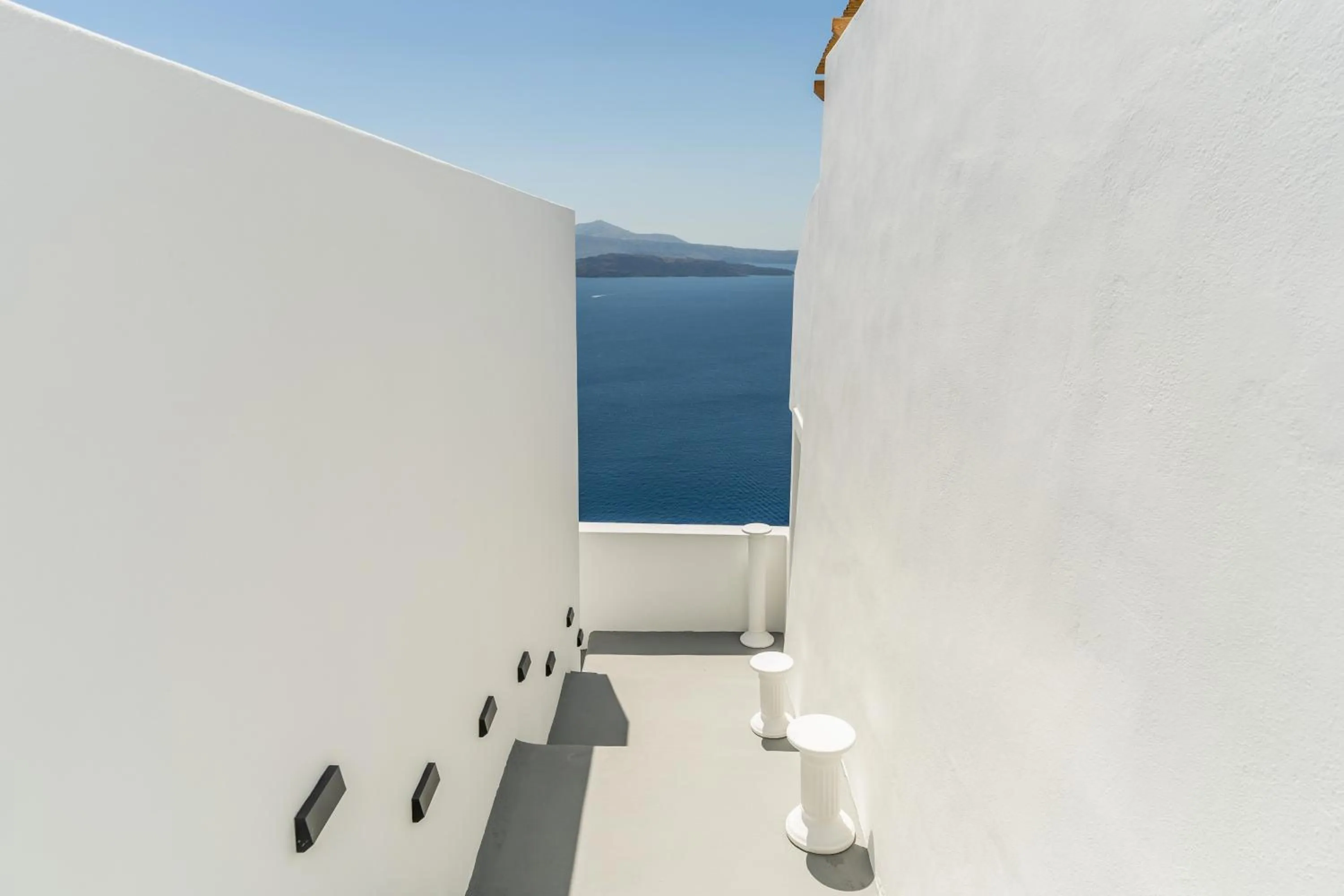 Sea view in Evanthia Best View Thirassia Island Hotel