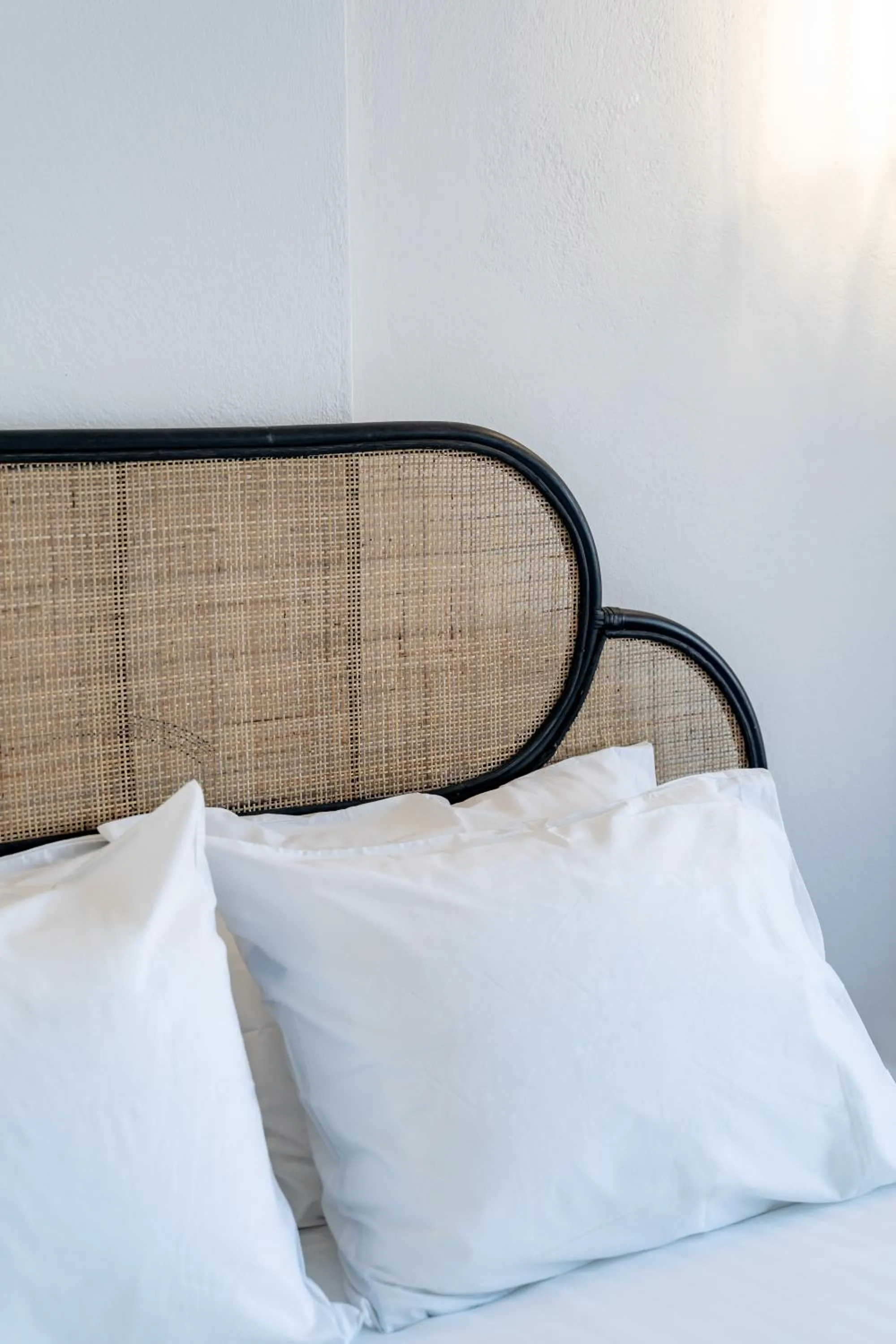 Bed in Evanthia Best View Thirassia Island Hotel