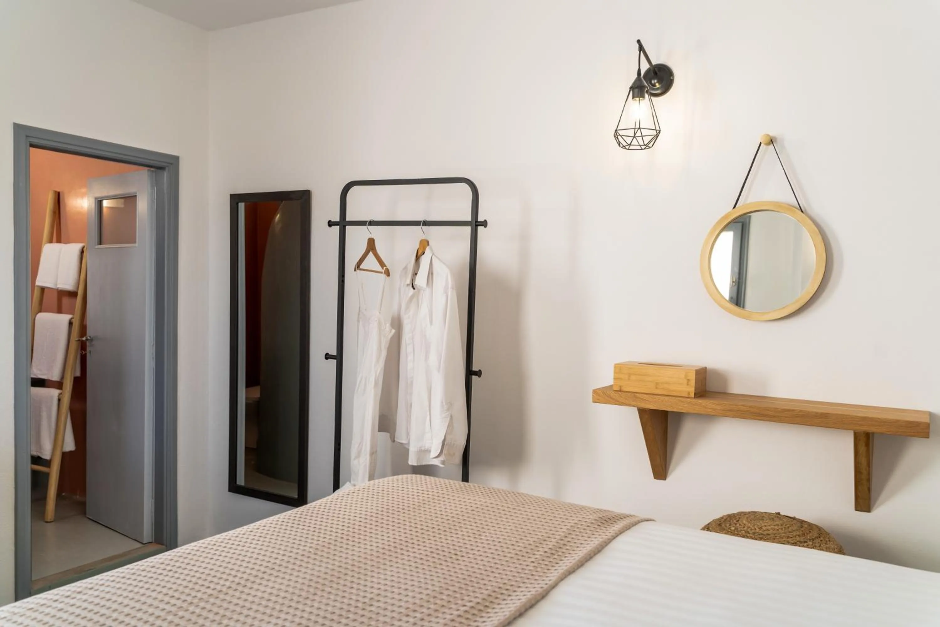 Bedroom in Evanthia Best View Thirassia Island Hotel