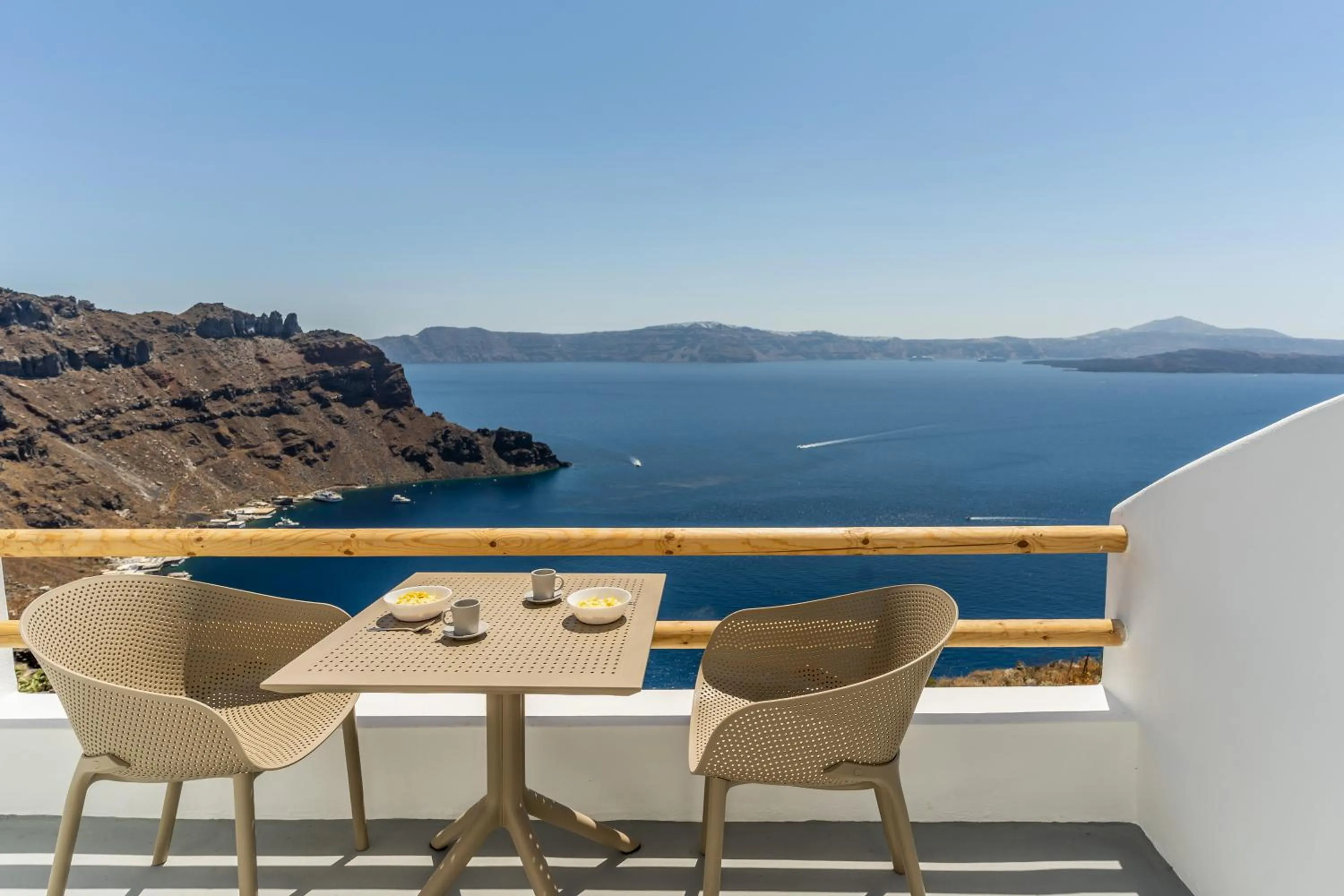 Sea view in Evanthia Best View Thirassia Island Hotel